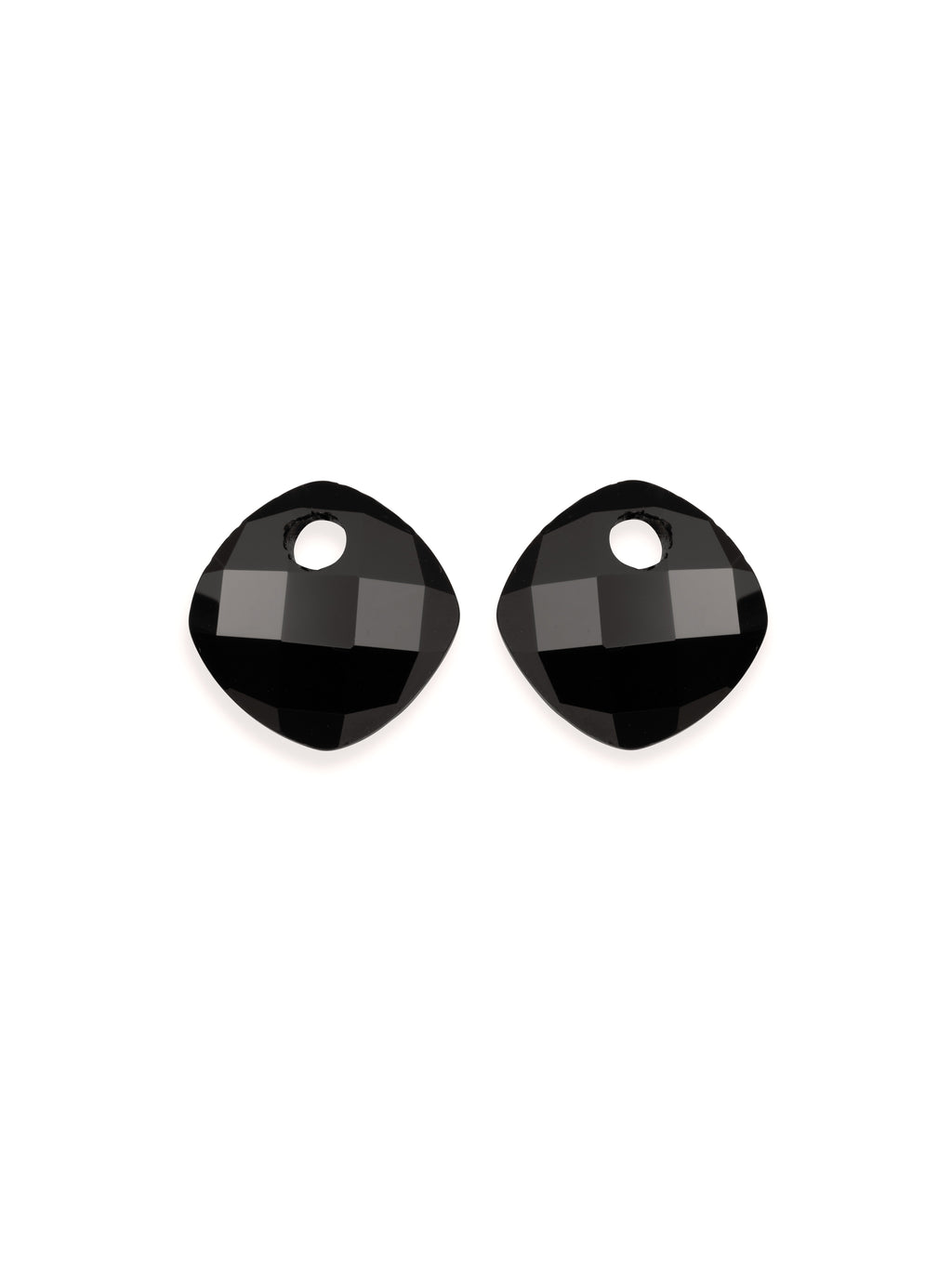 Oorbel Edelstenen Cushion Cut Onyx - Oorbel Edelstenen Cushion Cut Onyx