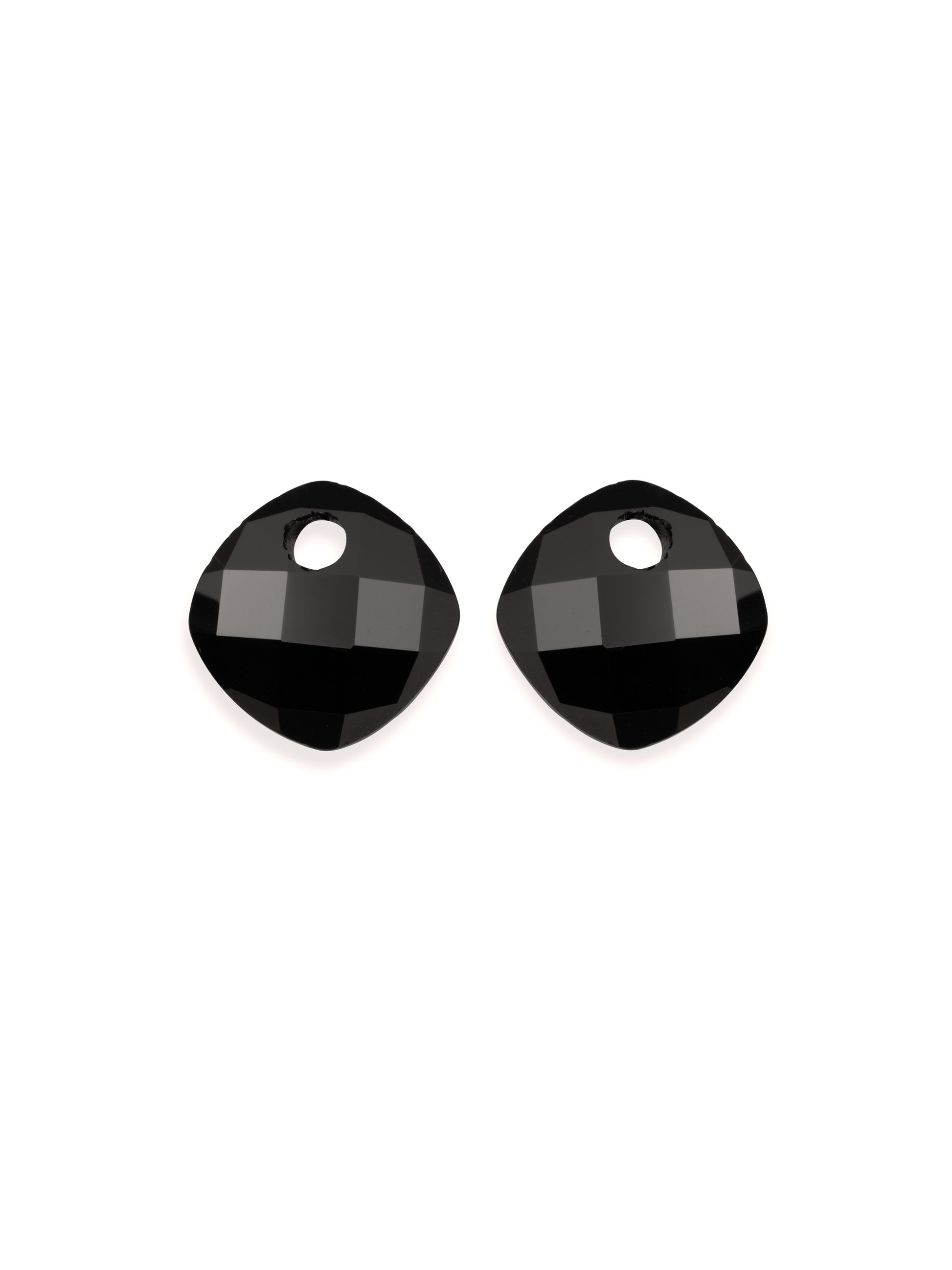 Oorbel Edelstenen Cushion Cut Onyx - Oorbel Edelstenen Cushion Cut Onyx
