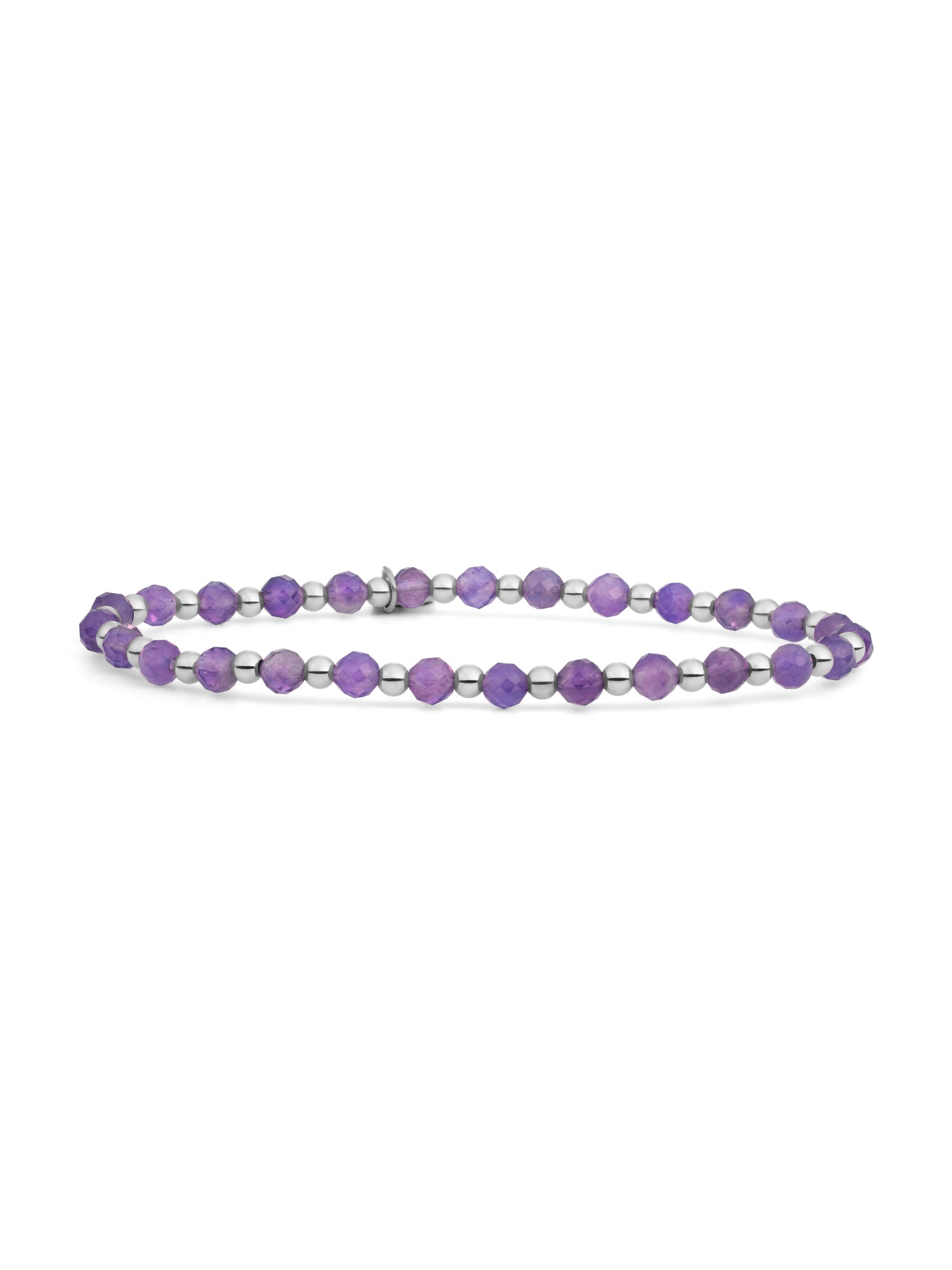 Interstellar Armband Amethyst - Rhodium Plated