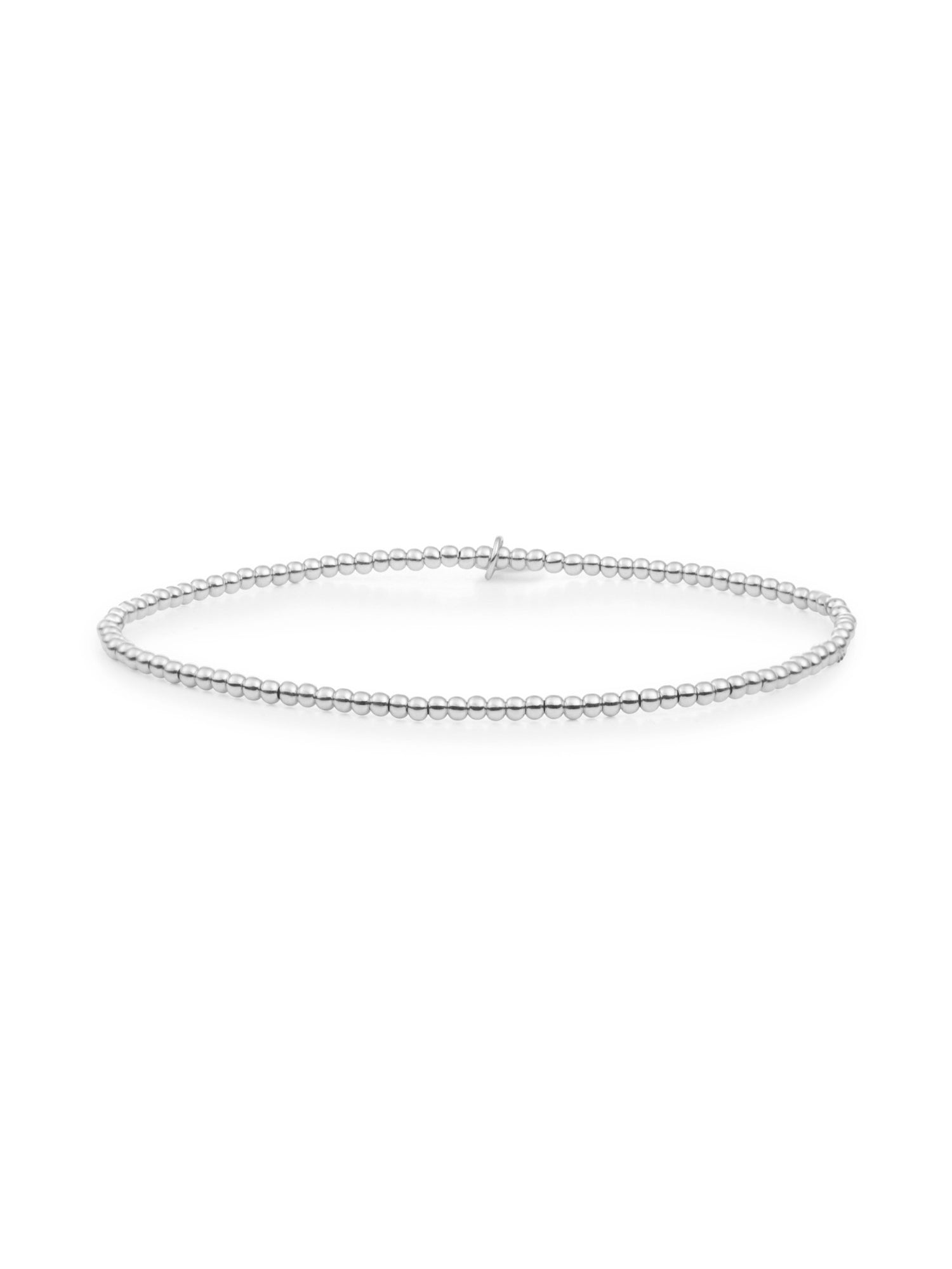 Saturn Armband 2mm - Rhodium Plated