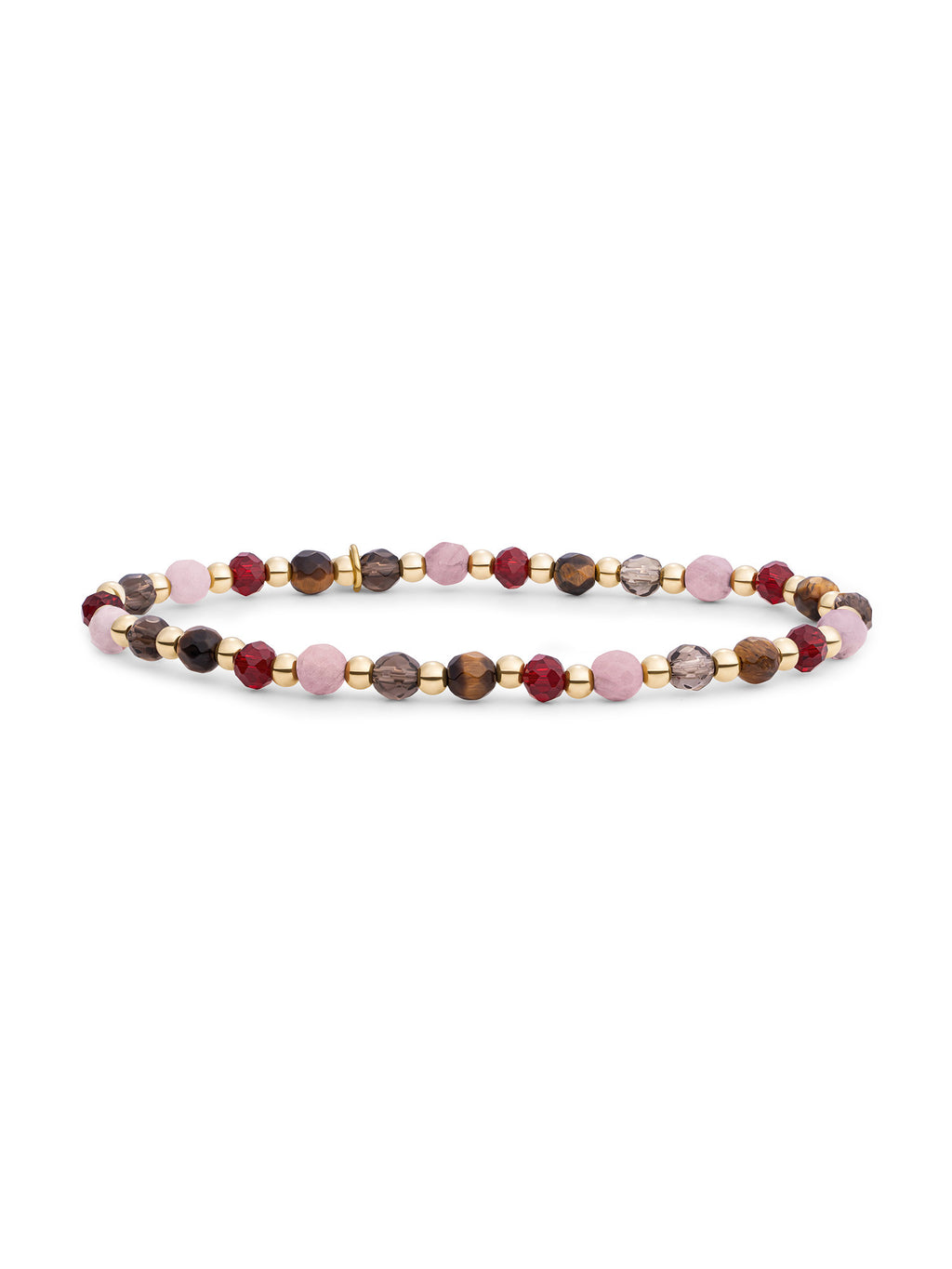 Interstellar Armband Multi Gem - Spice - Gold Plated