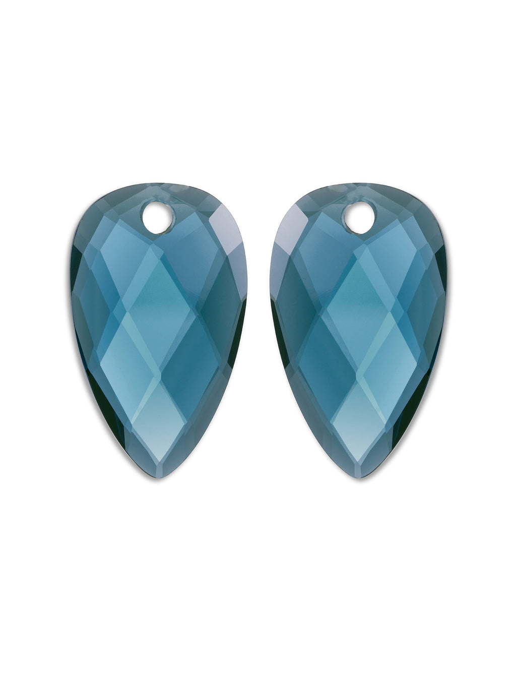 Oorbel Edelstenen Blossom Ocean Topaz Quartz - Oorbel Edelstenen Blossom Ocean Topaz Quartz