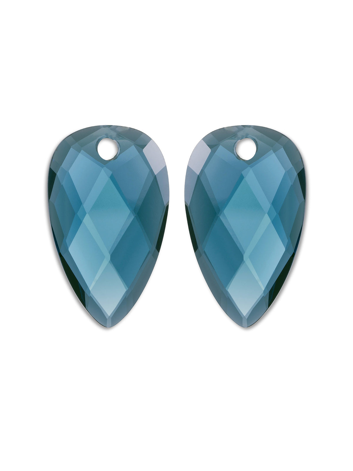Oorbel Edelstenen Blossom Ocean Topaz Quartz - Oorbel Edelstenen Blossom Ocean Topaz Quartz