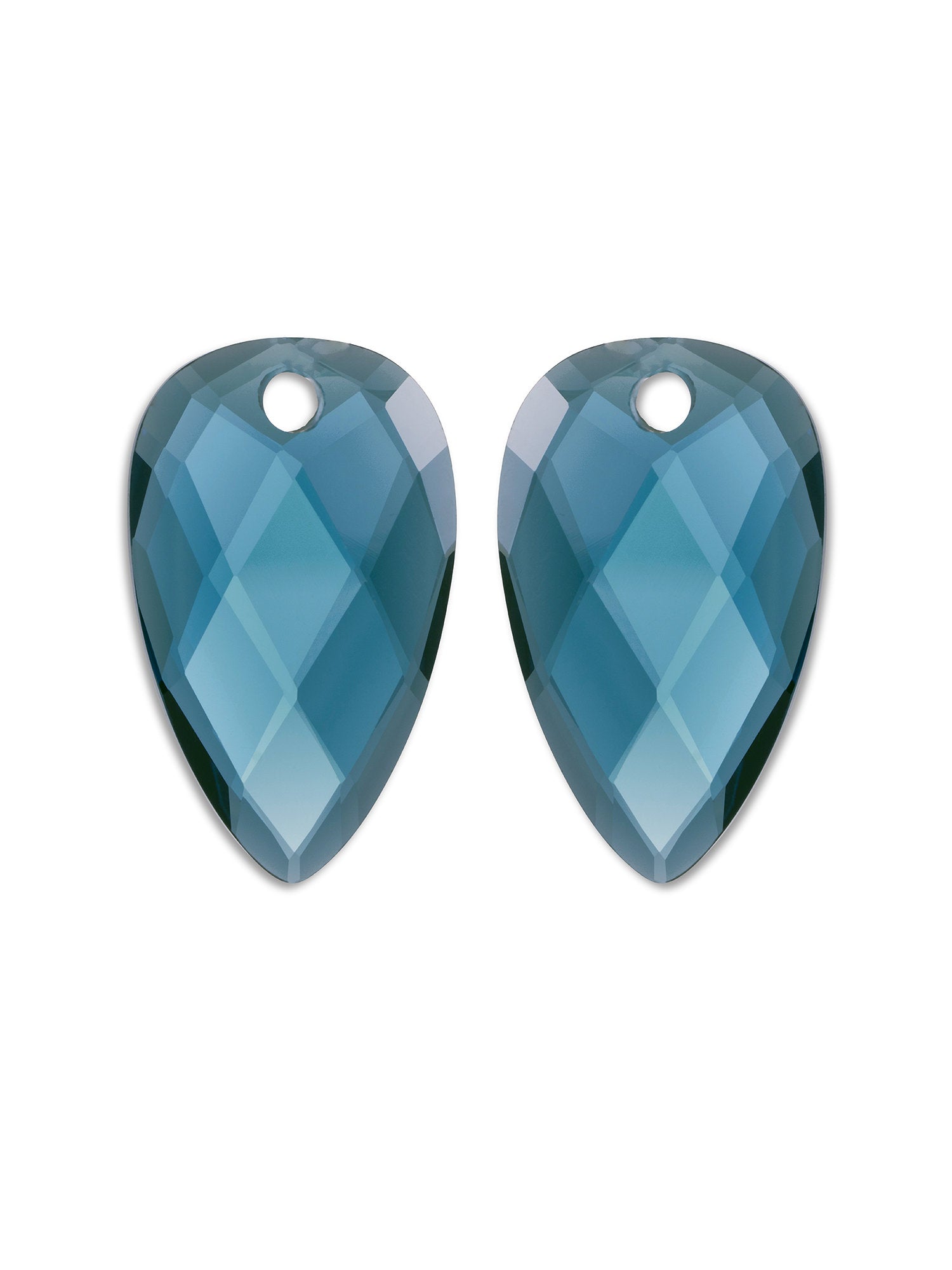 Oorbel Edelstenen Blossom Ocean Topaz Quartz - Oorbel Edelstenen Blossom Ocean Topaz Quartz