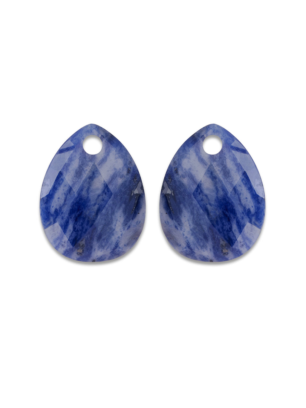 Oorbel Edelstenen Afterglow Sodalite - Oorbel Edelstenen Afterglow Sodalite
