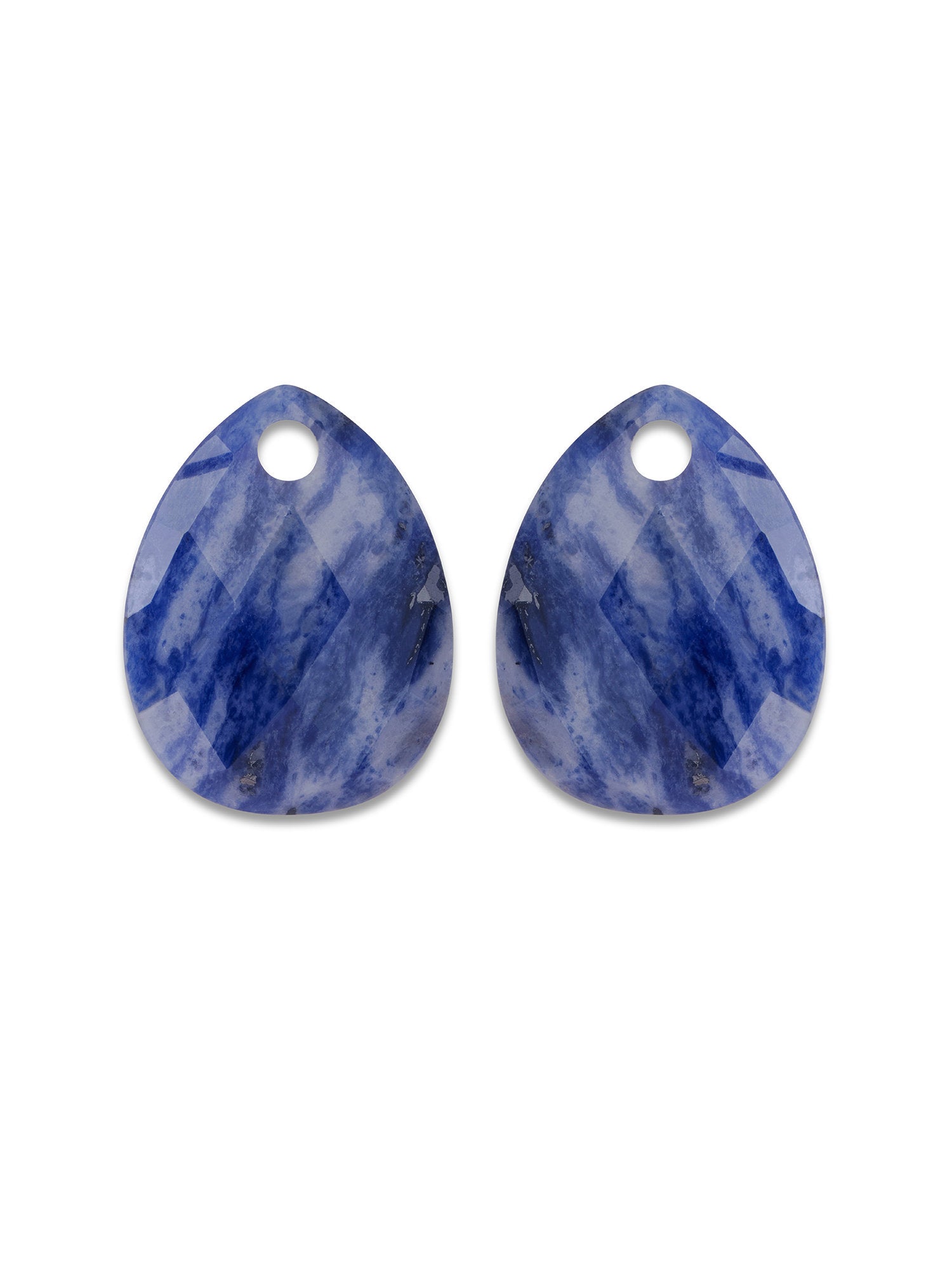 Oorbel Edelstenen Afterglow Sodalite - Oorbel Edelstenen Afterglow Sodalite