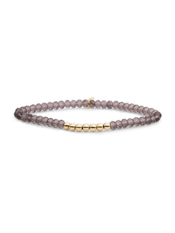 Reverse Universe Armband Smoky Quartz - Gold Plated