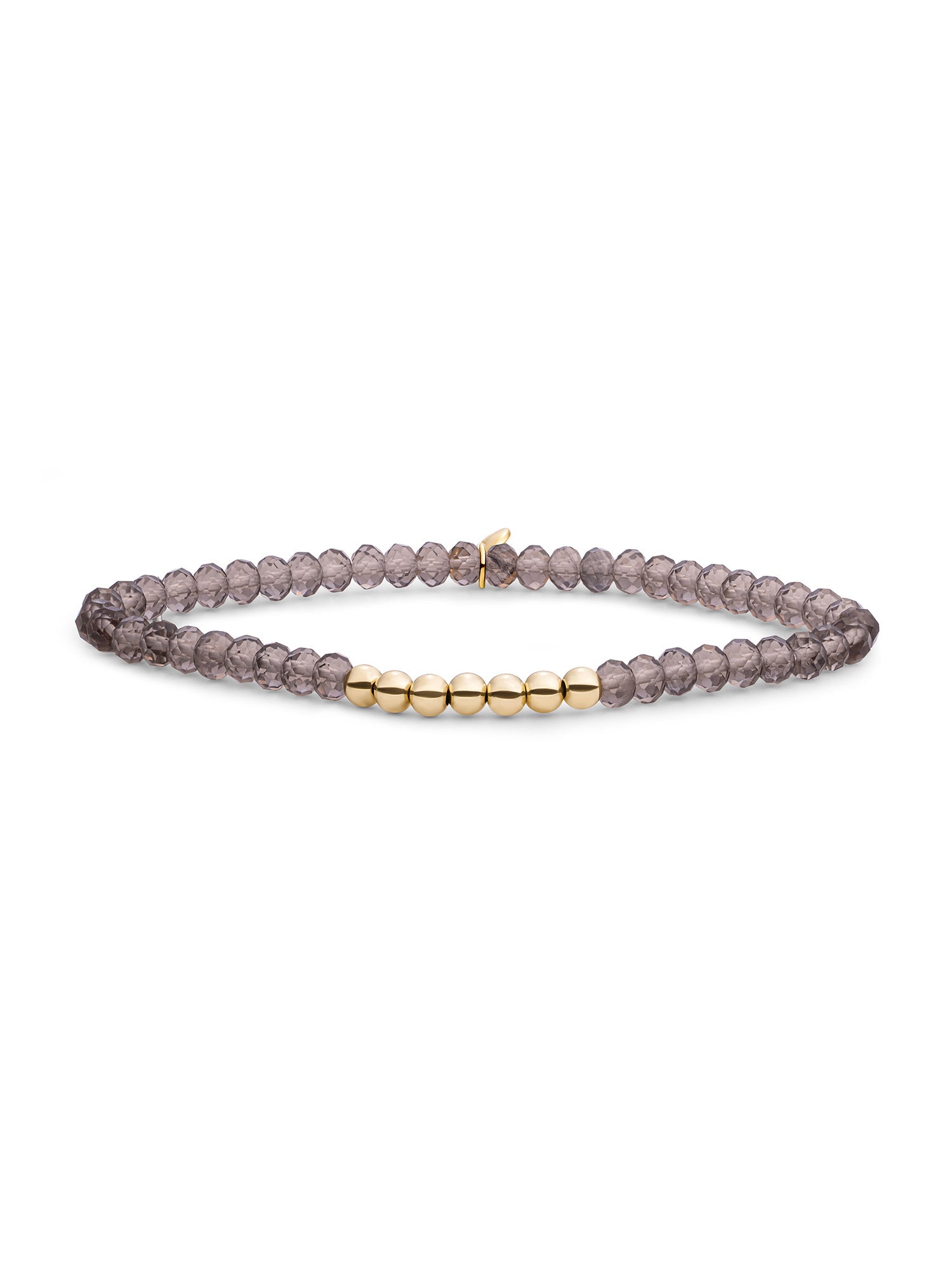 Reverse Universe Armband Smoky Quartz - Gold Plated