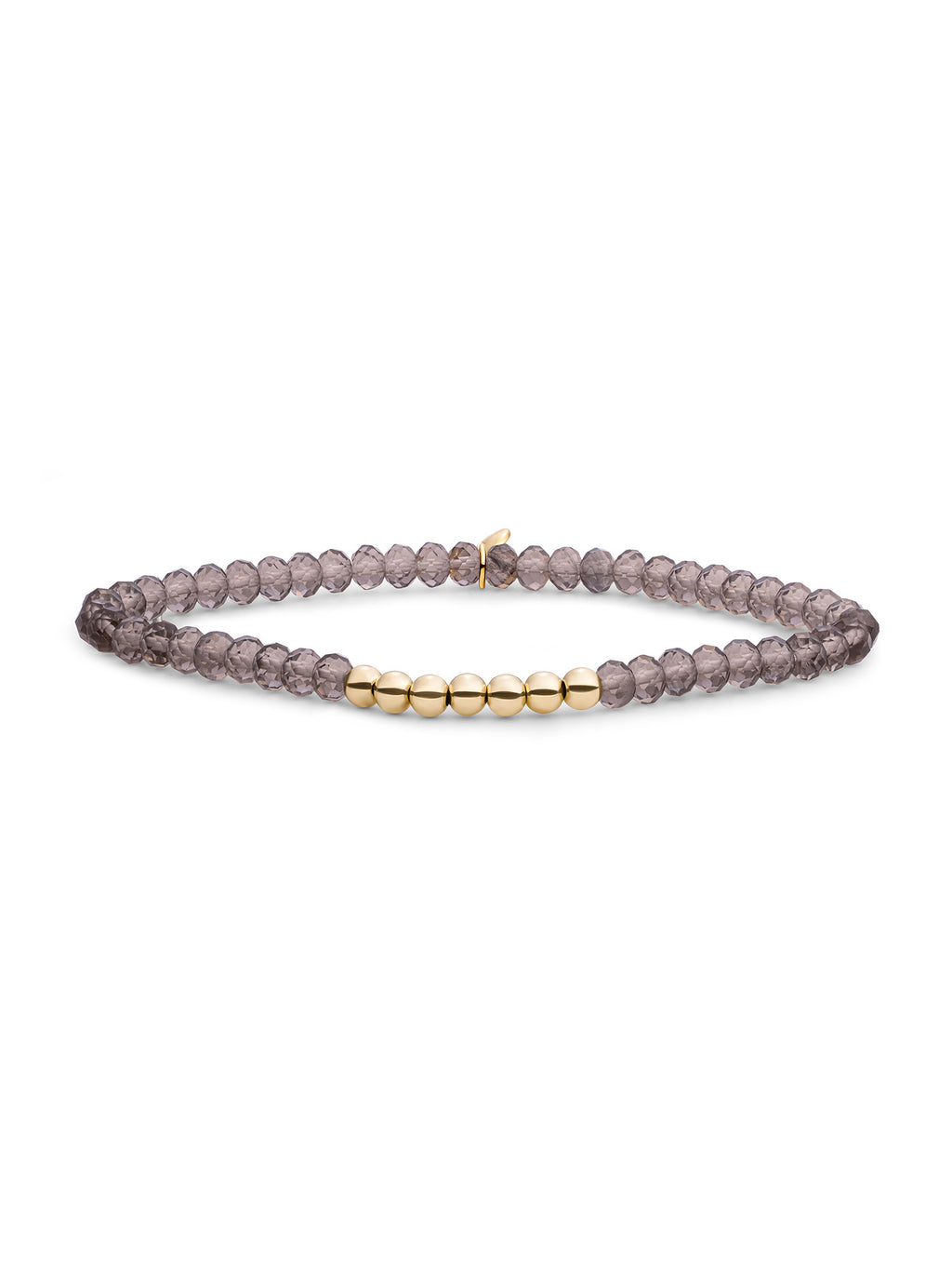 Reverse Universe Armband Smoky Quartz - Gold Plated