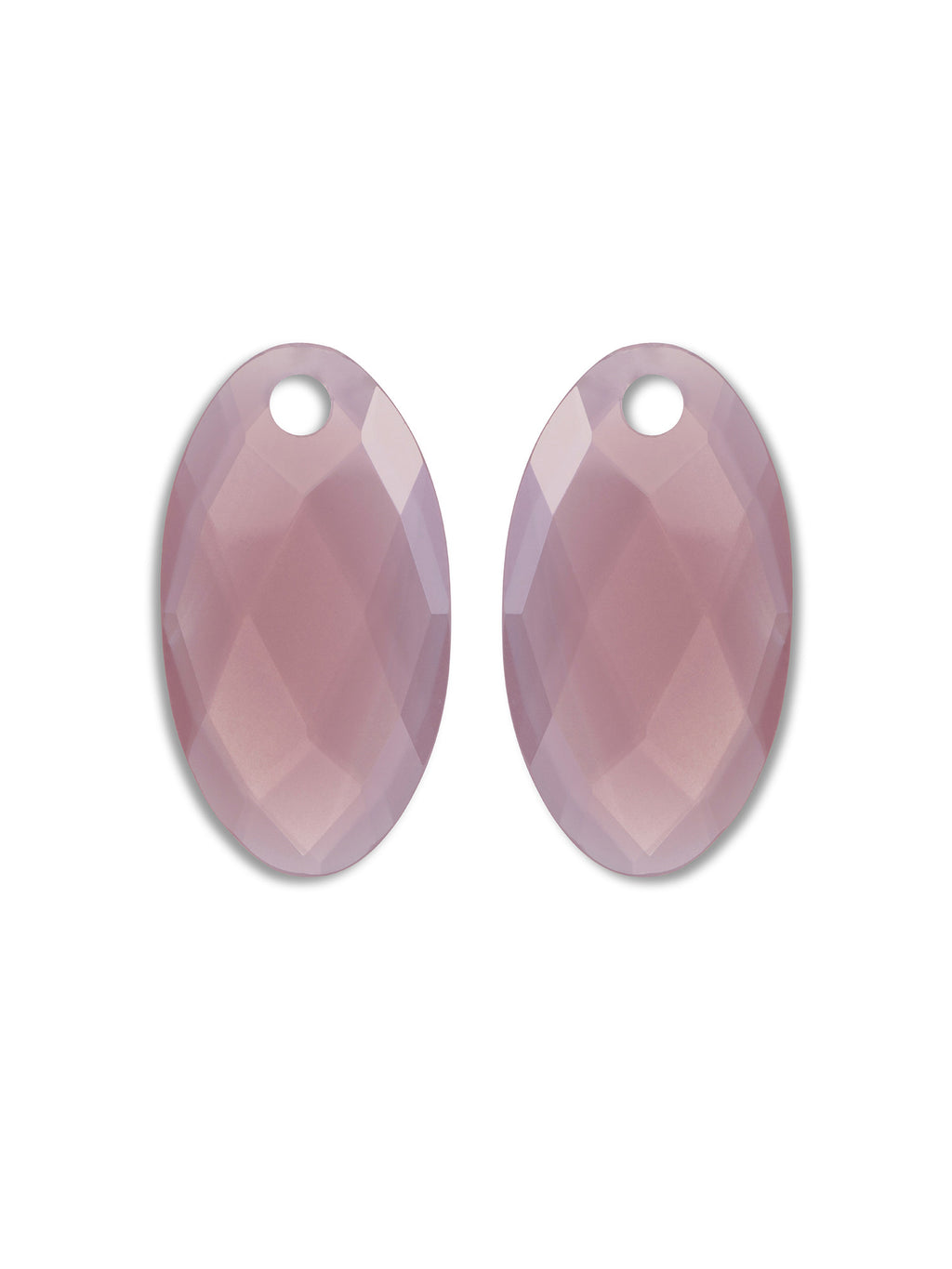 Oorbel Edelstenen Large Leaf Pink Opalite - Oorbel Edelstenen Large Leaf Pink Opalite