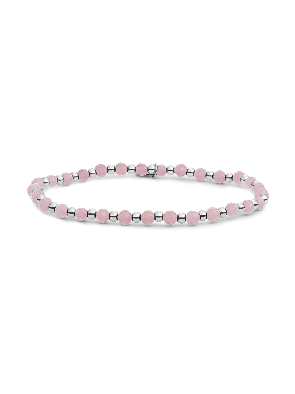 Interstellar Armband Pink Opalite - Rhodium Plated