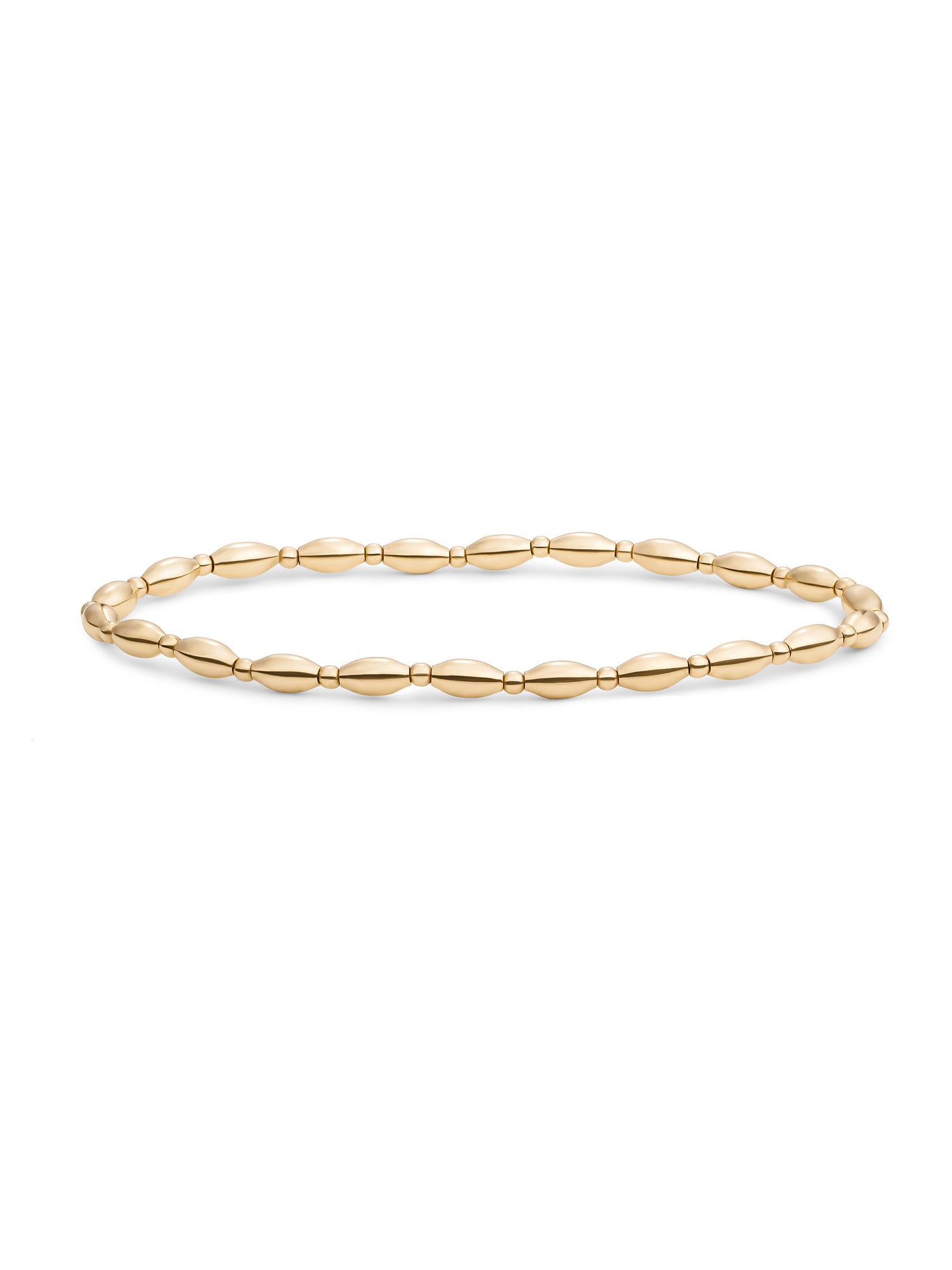 Rice Mix Armband - Gold Plated