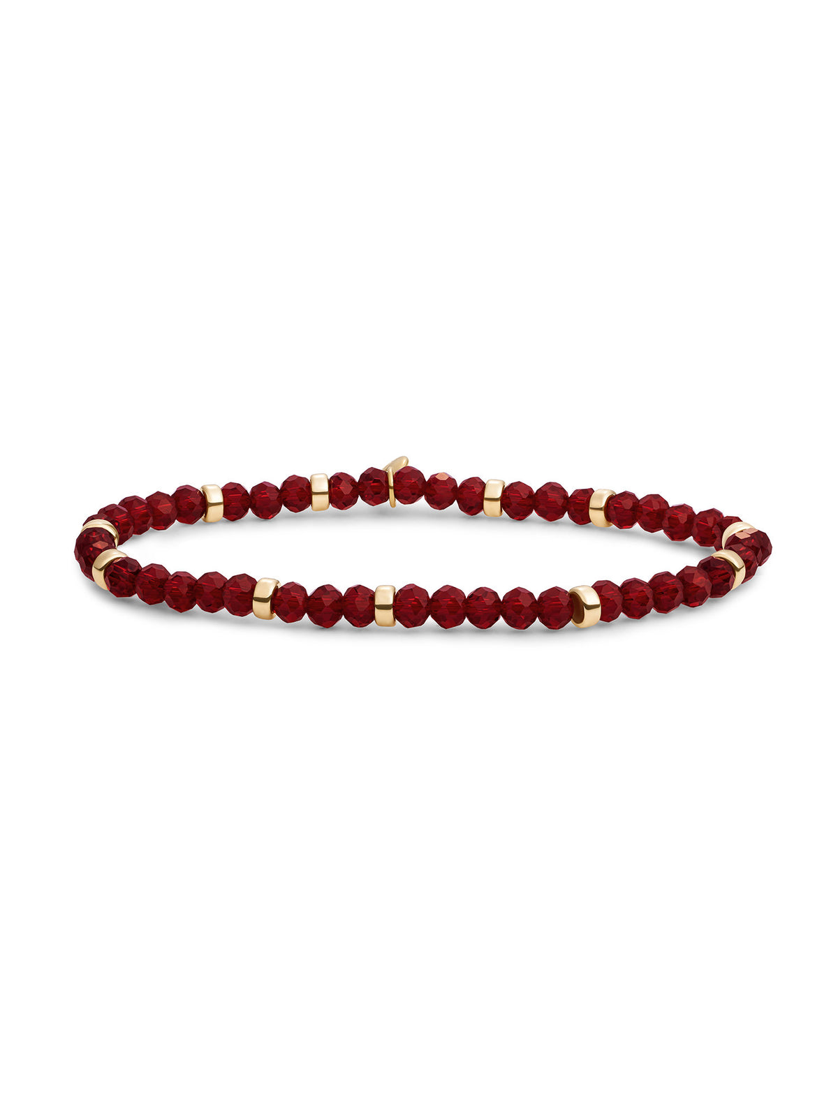 Roundel Interstellar Armband Ruby Quartz - Gold Plated