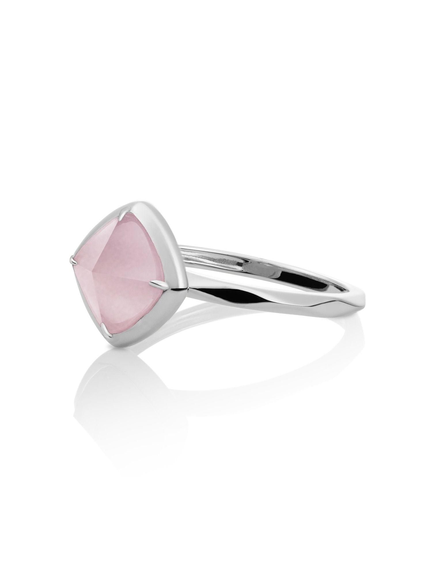 Edge Ring Pink Opalite Zilver - 58