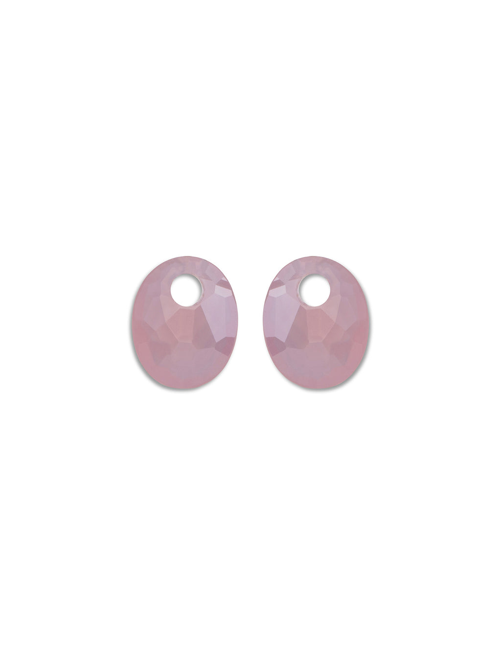 Oorbel Edelstenen Small Oval Pink Opalite - Oorbel Edelstenen Small Oval Pink Opalite