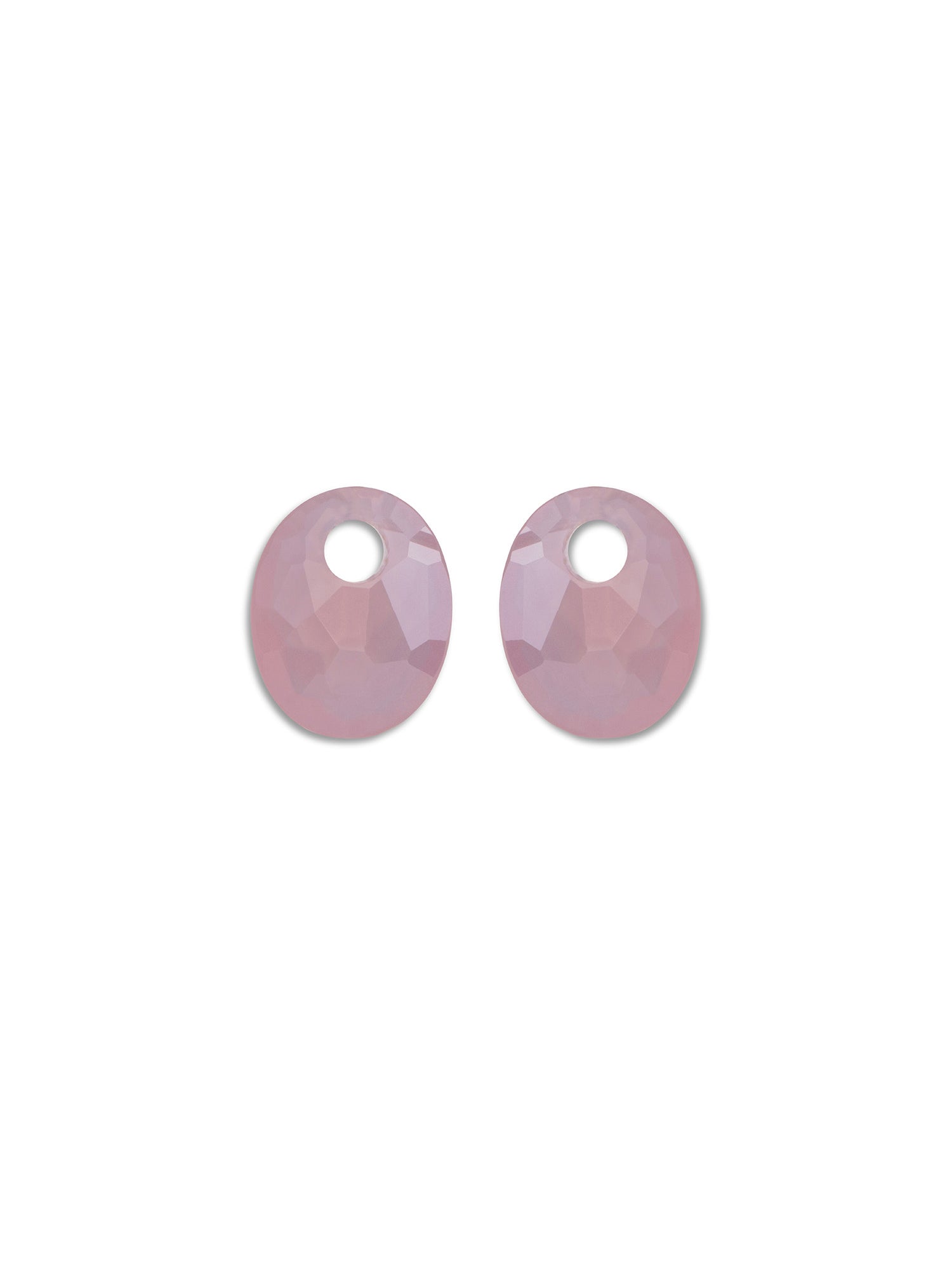 Oorbel Edelstenen Small Oval Pink Opalite - Oorbel Edelstenen Small Oval Pink Opalite