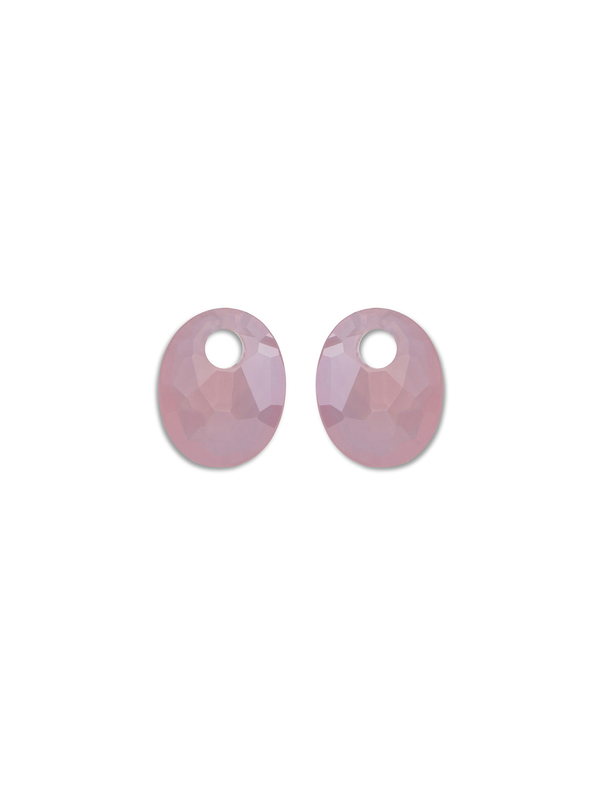 Oorbel Edelstenen Small Oval Pink Opalite - Oorbel Edelstenen Small Oval Pink Opalite