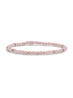 Roundel Interstellar Armband Pink Opalite - Gold Plated
