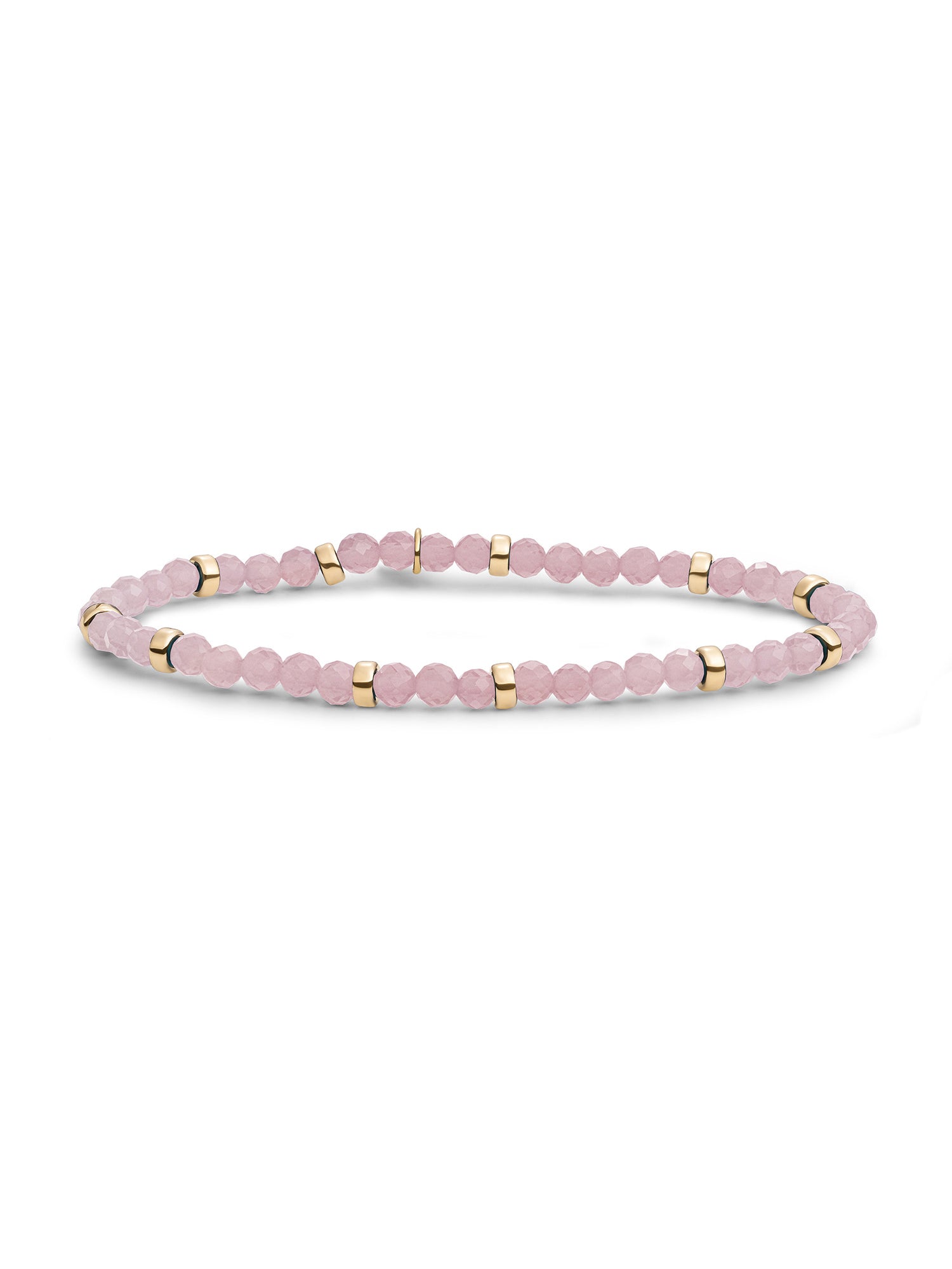 Roundel Interstellar Armband Pink Opalite - Gold Plated