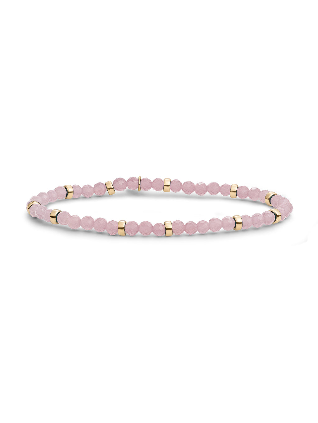 Roundel Interstellar Armband Pink Opalite - Gold Plated