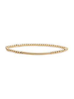 Tube Armband - Gold Plated