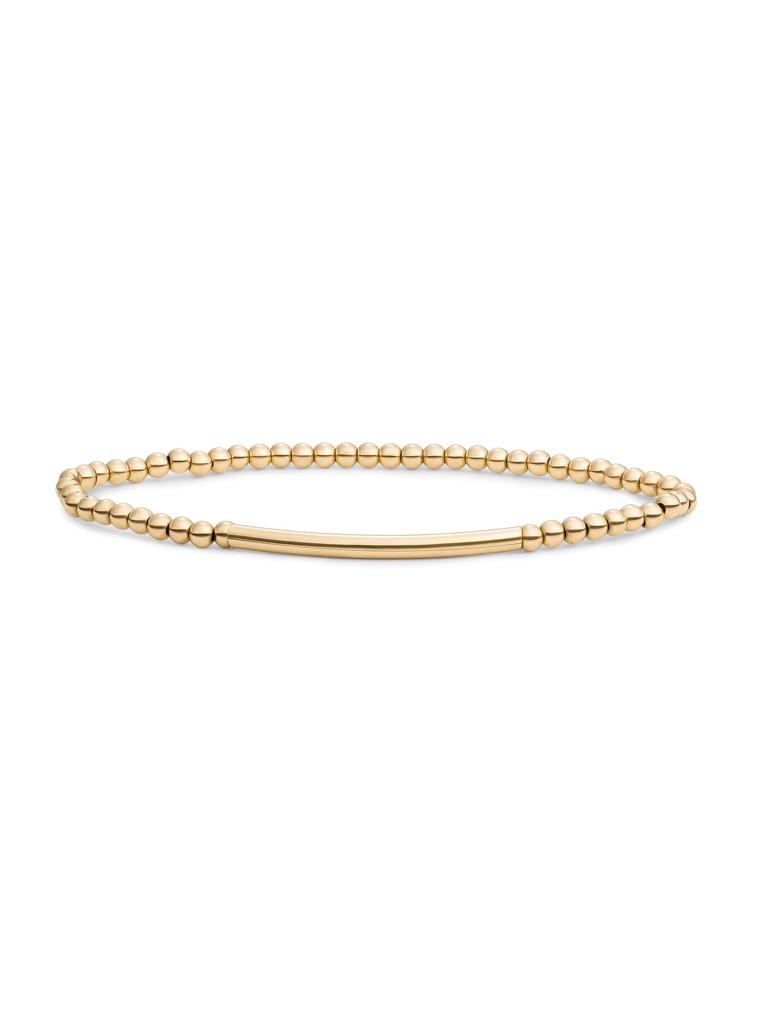 Tube Armband - Gold Plated