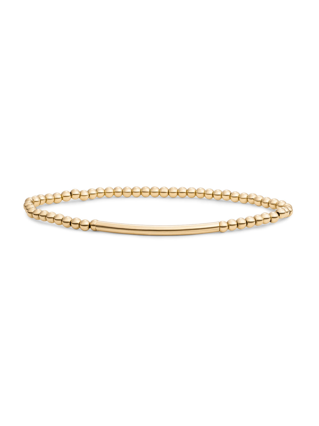 Tube Armband - Gold Plated