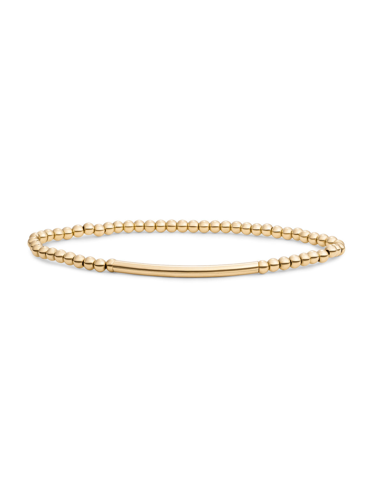 Tube Armband - Gold Plated