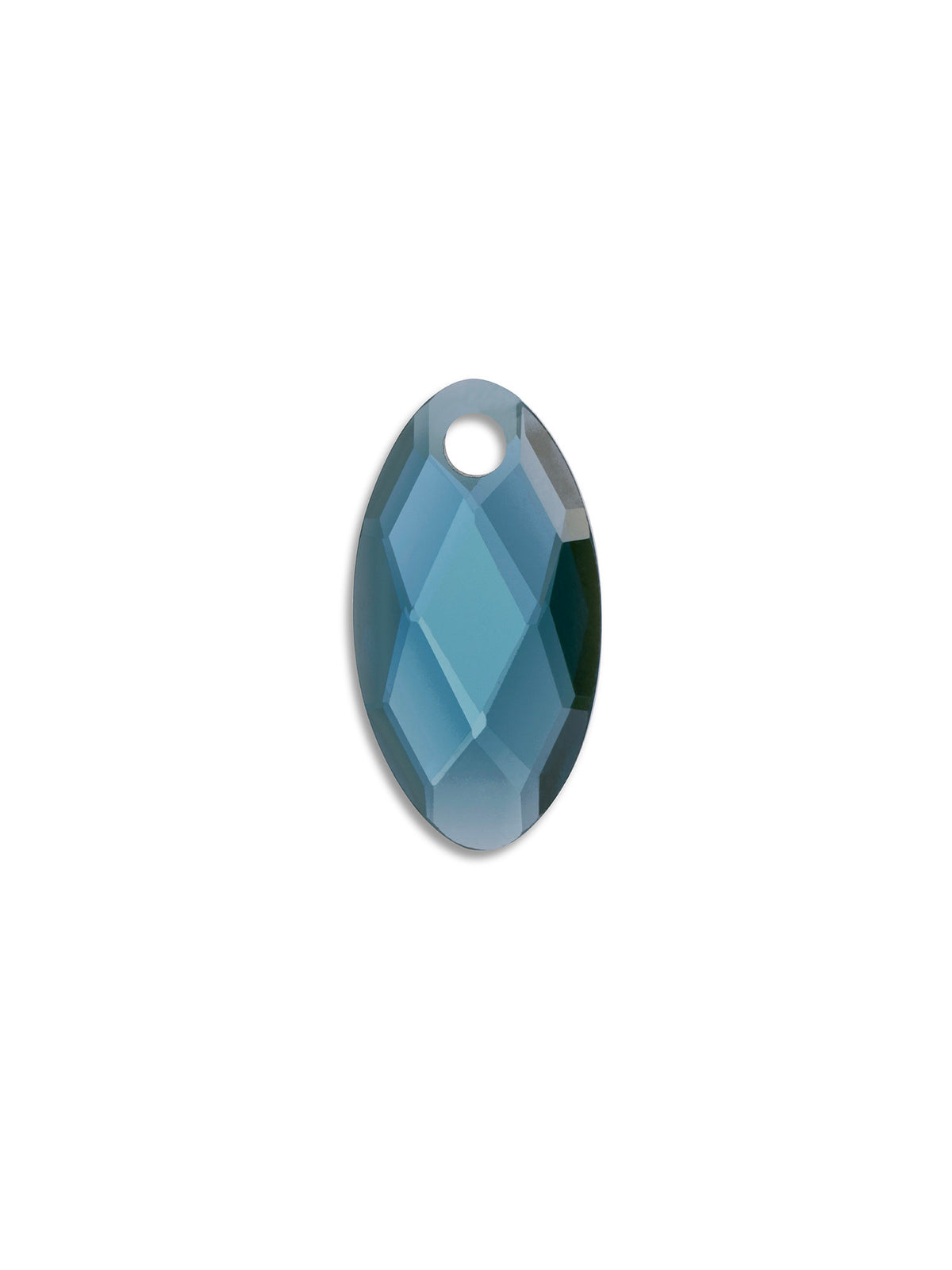 Pendant Edelsteen Leaf Ocean Topaz Quartz - Pendant Edelsteen Leaf Ocean Topaz Quartz