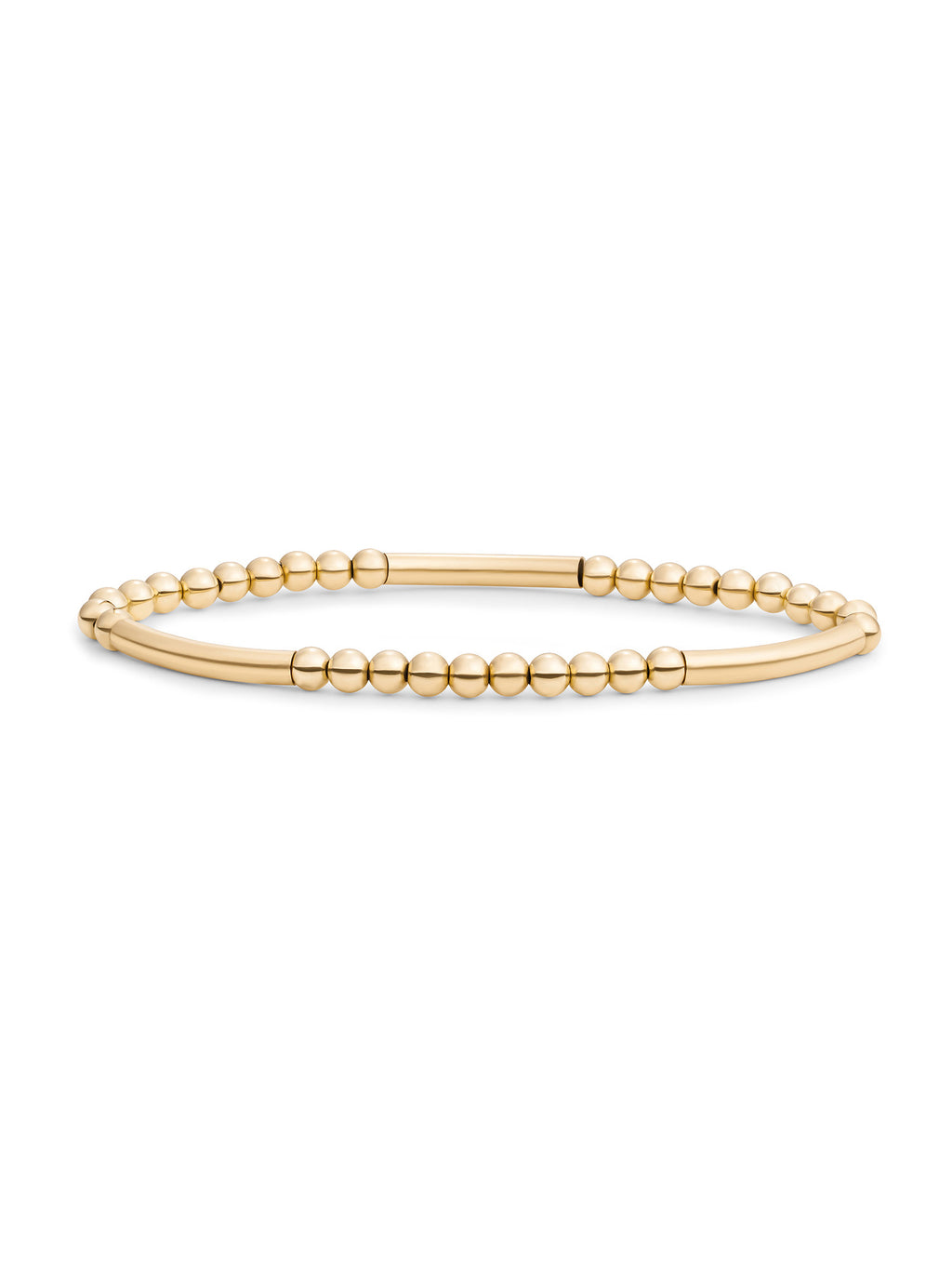 Tube Mix Armband - Gold Plated