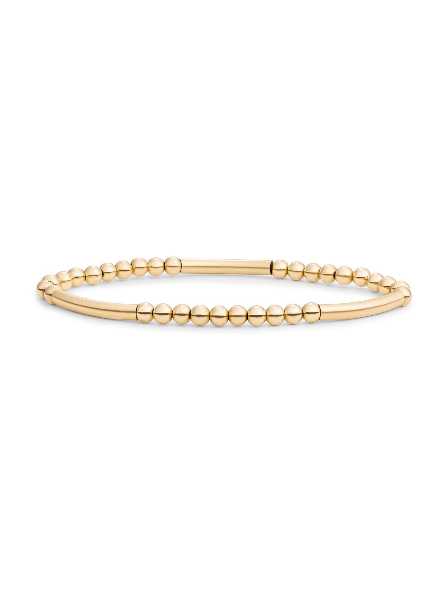 Tube Mix Armband - Gold Plated