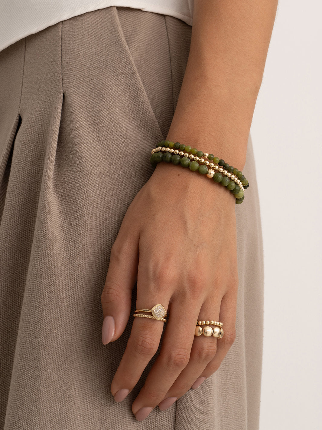 Saturn Armband Small Southern Jade