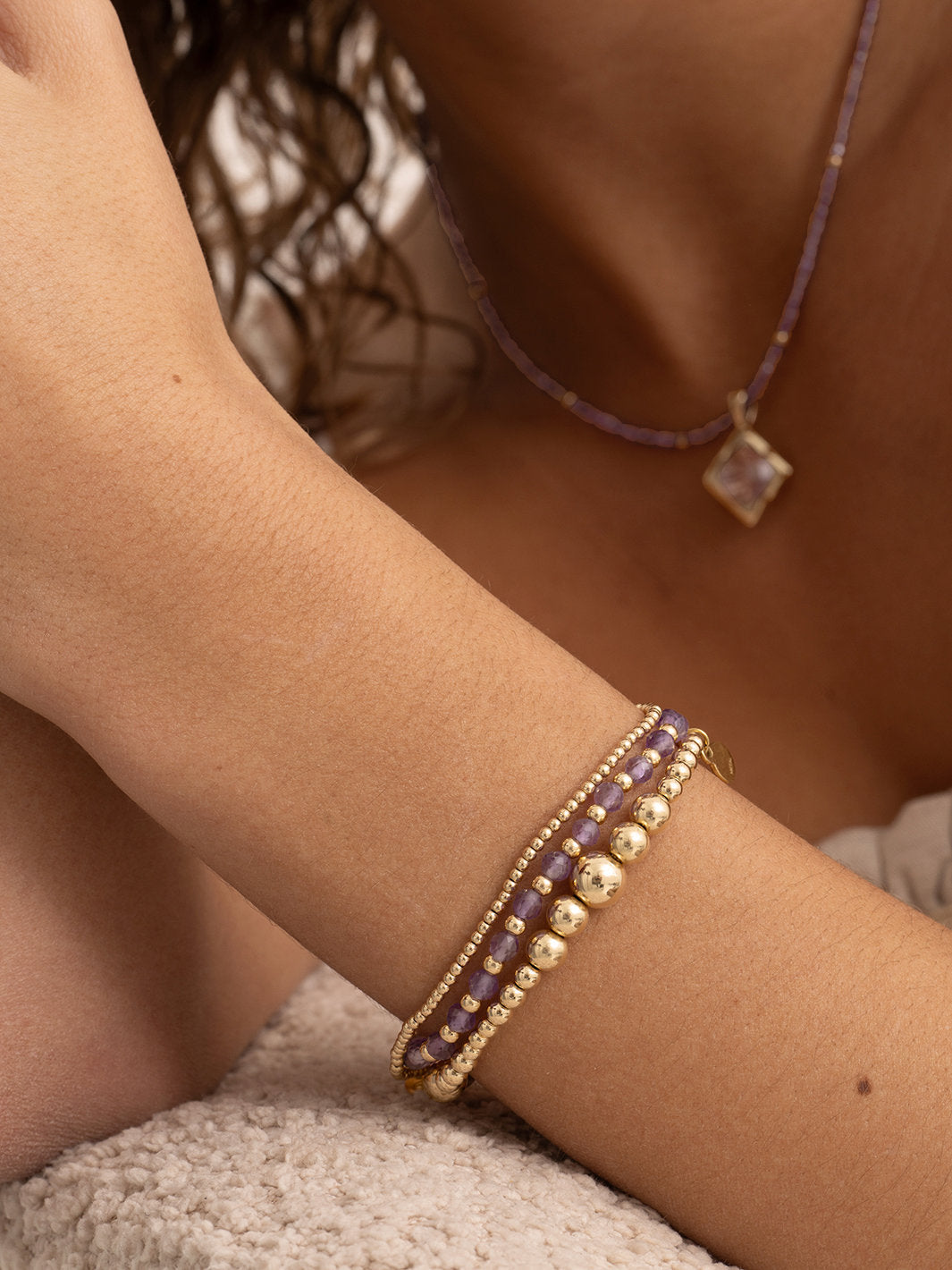 Interstellar Armband Amethyst