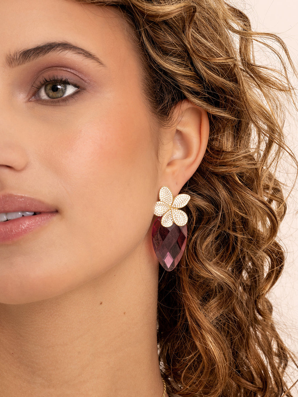 oorbel-edelstenen-blossom-fuchsia-quartz