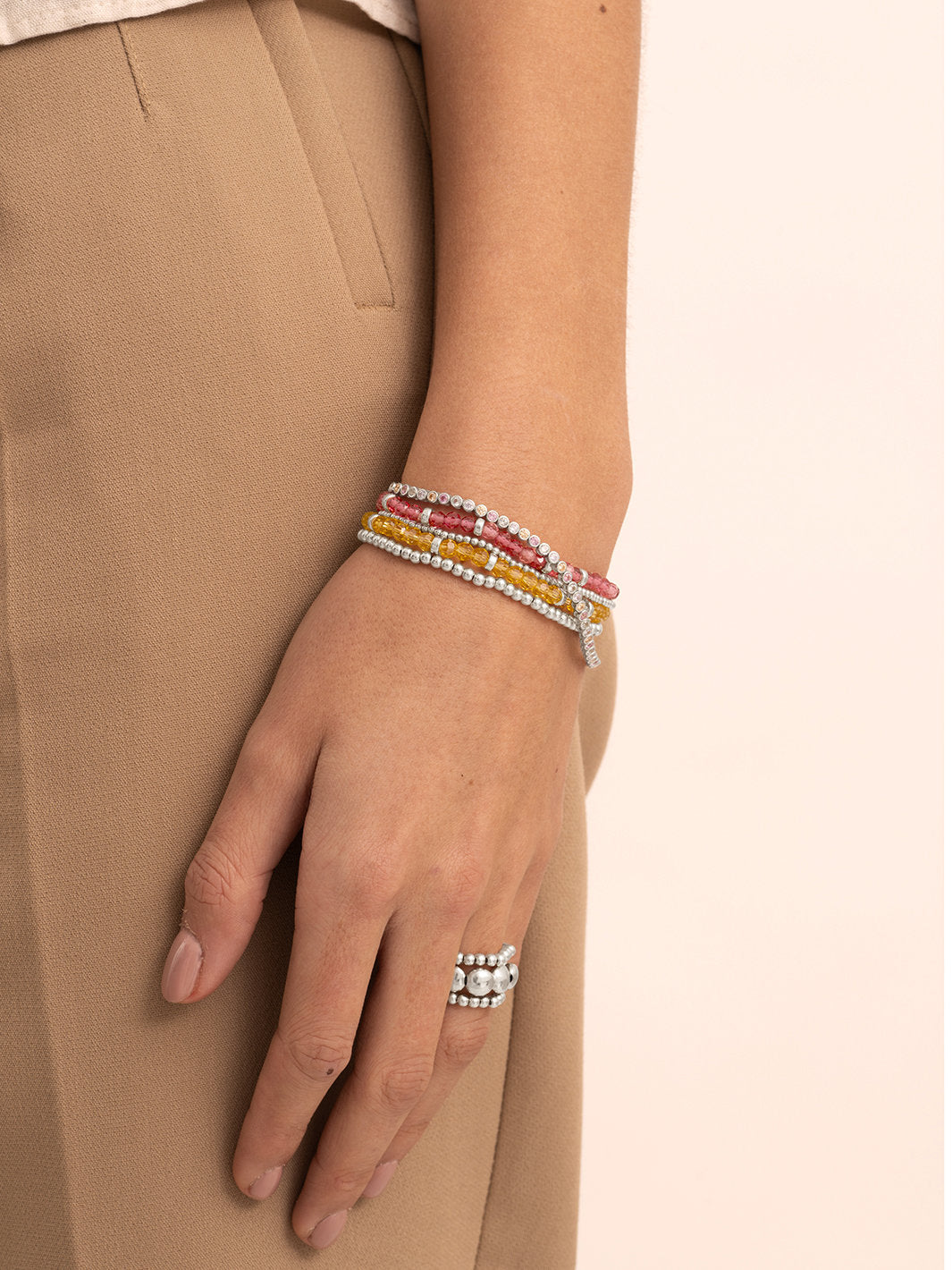 Roundel Interstellar Armband Light Citrine Quartz