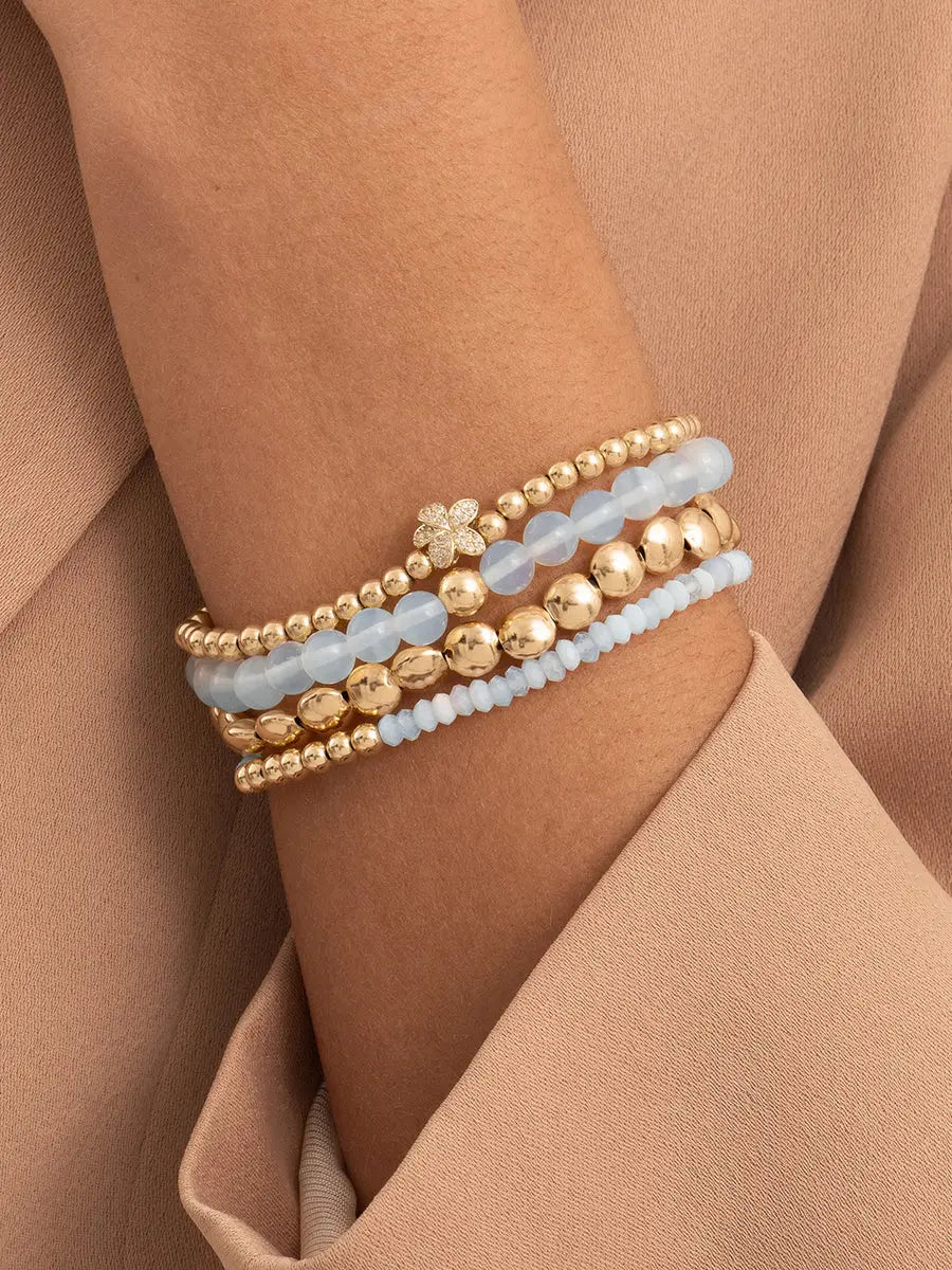 Saturn Armband Small Opalite
