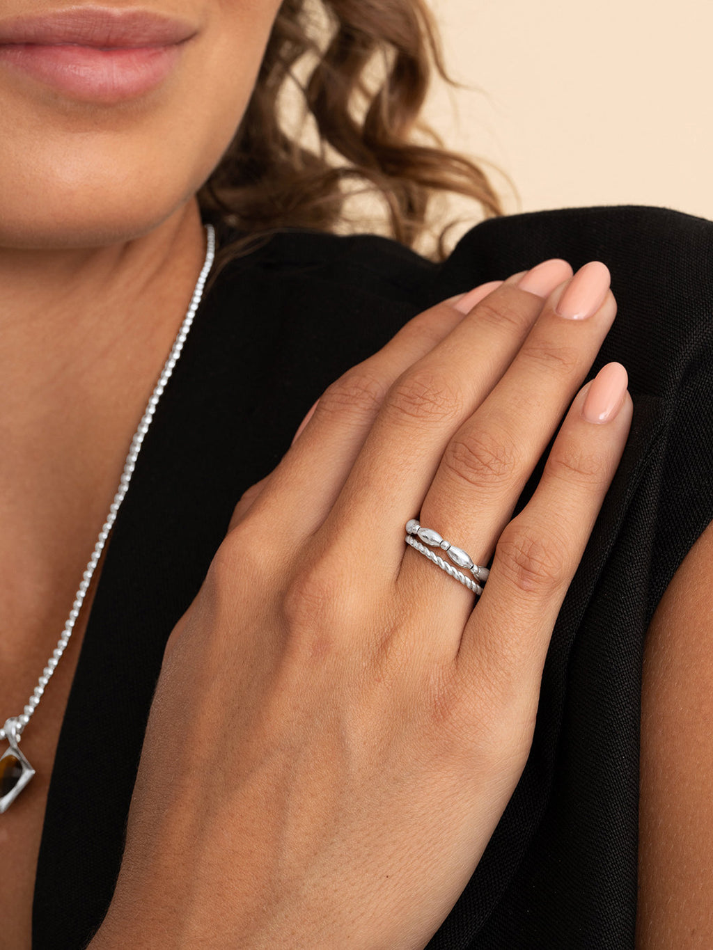 Twist Ring Additional Zilver