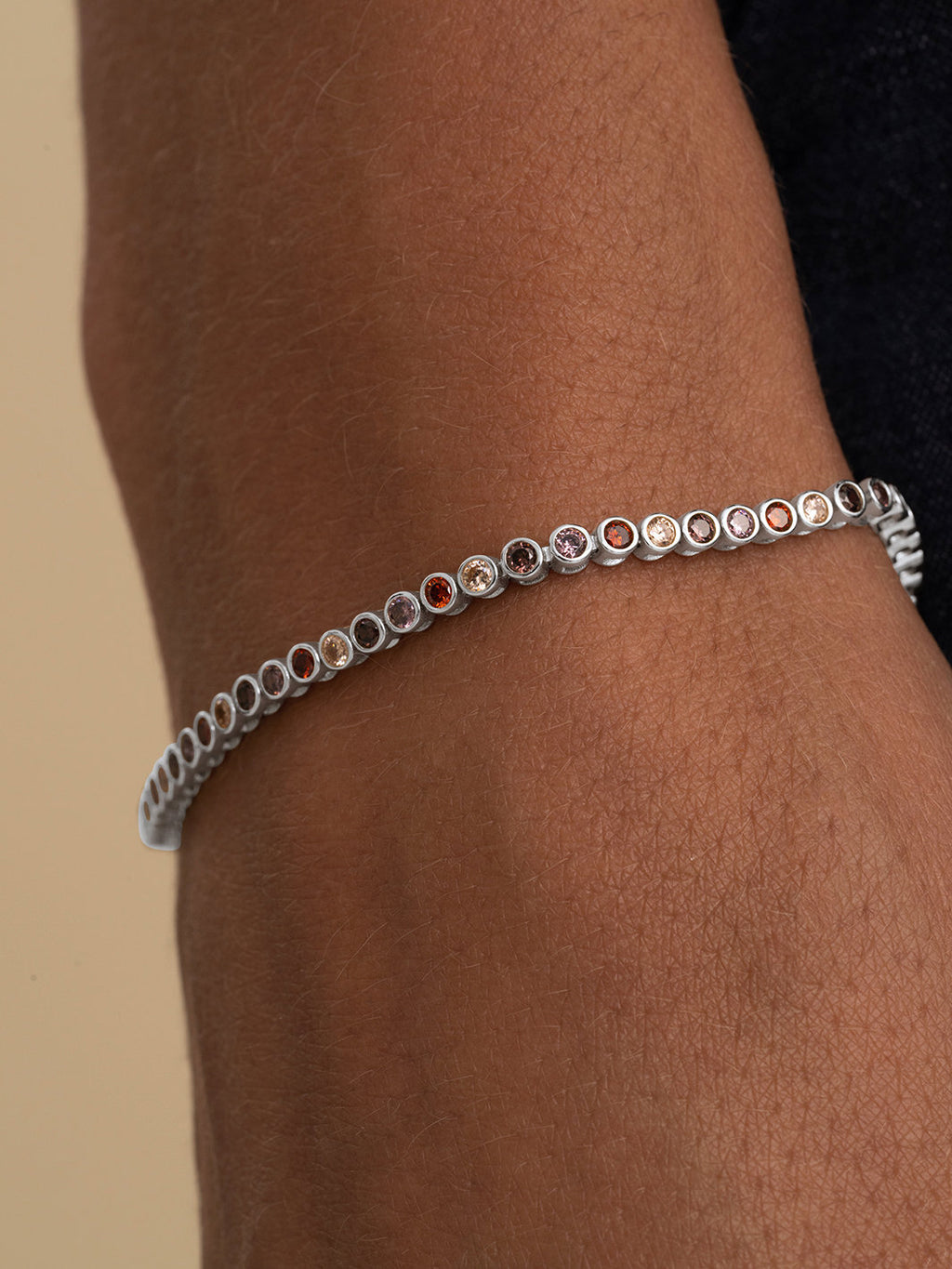 Tennis Armband Multicoloured Zirconia - Spice