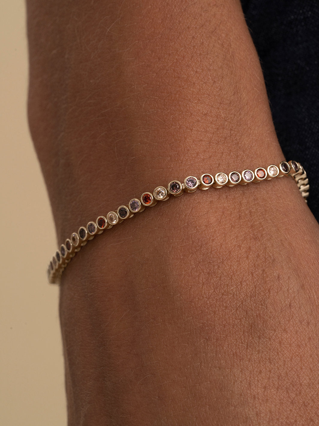 Tennis Armband Multicoloured Zirconia - Spice
