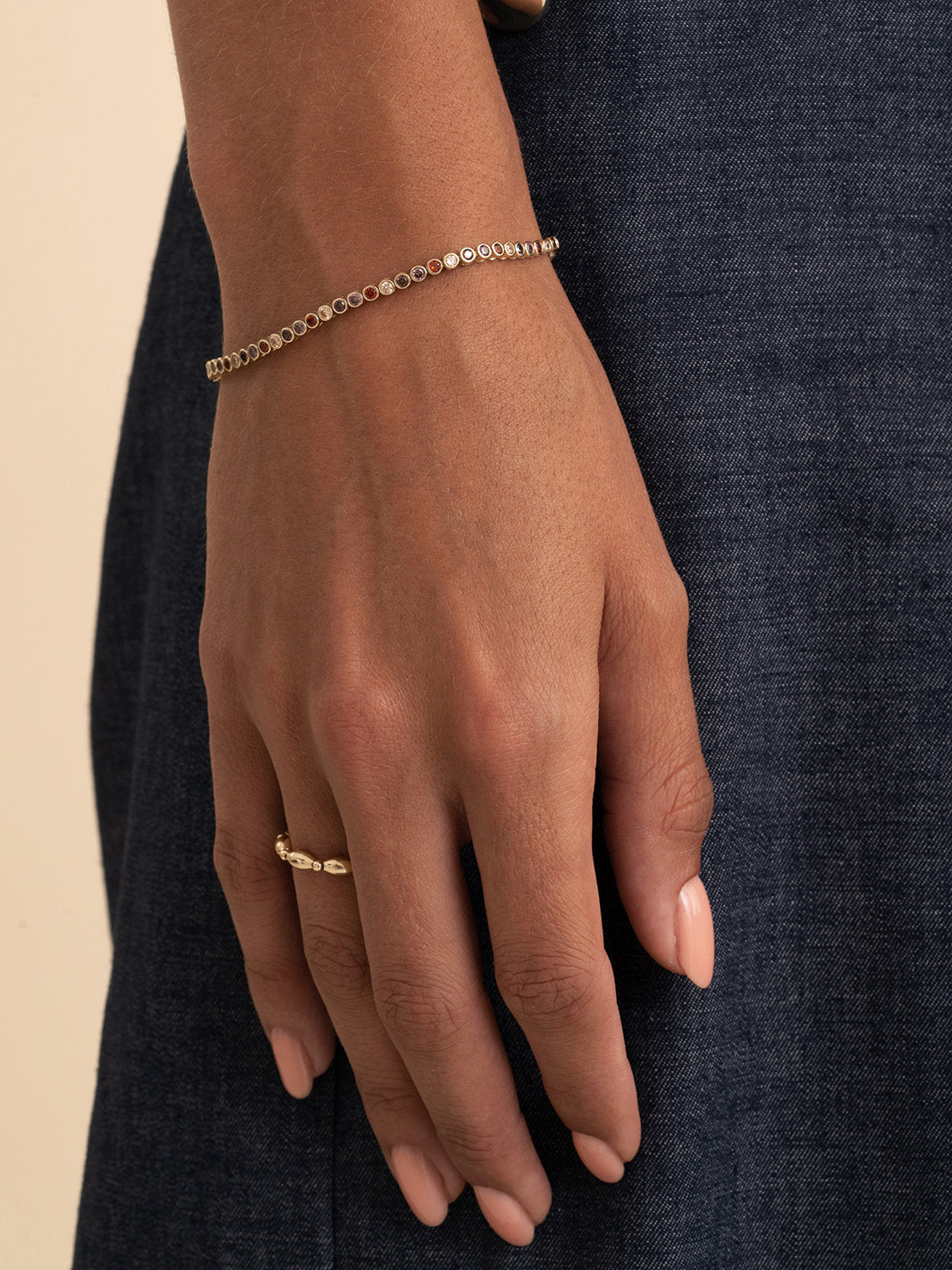 Tennis Armband Multicoloured Zirconia - Spice