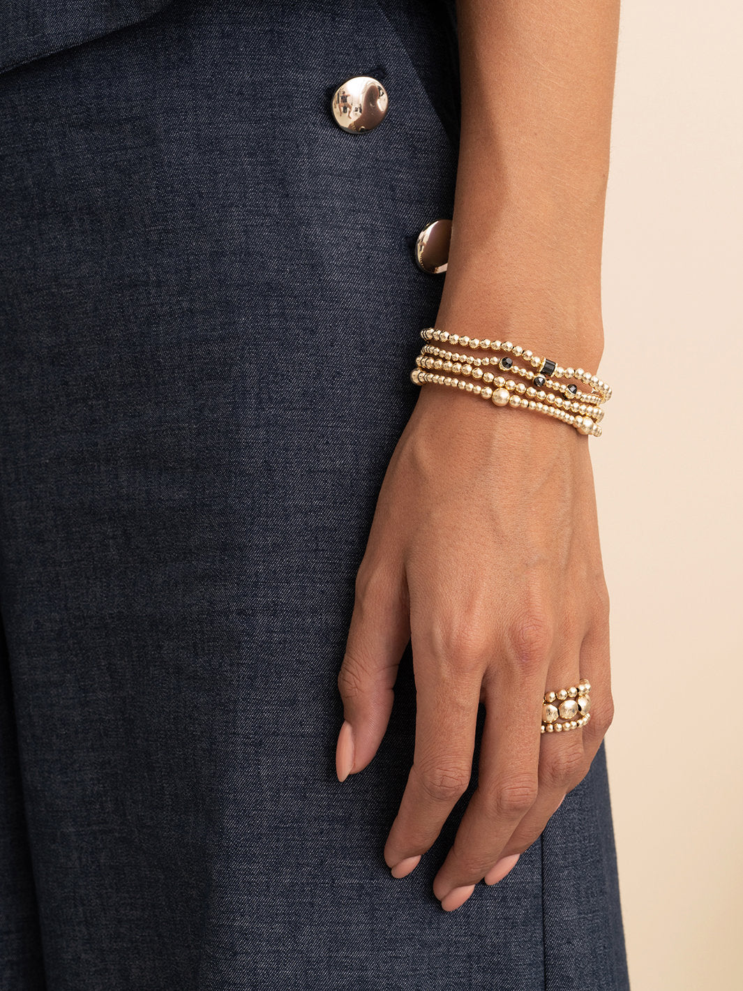 Zirconia Armband Zwart