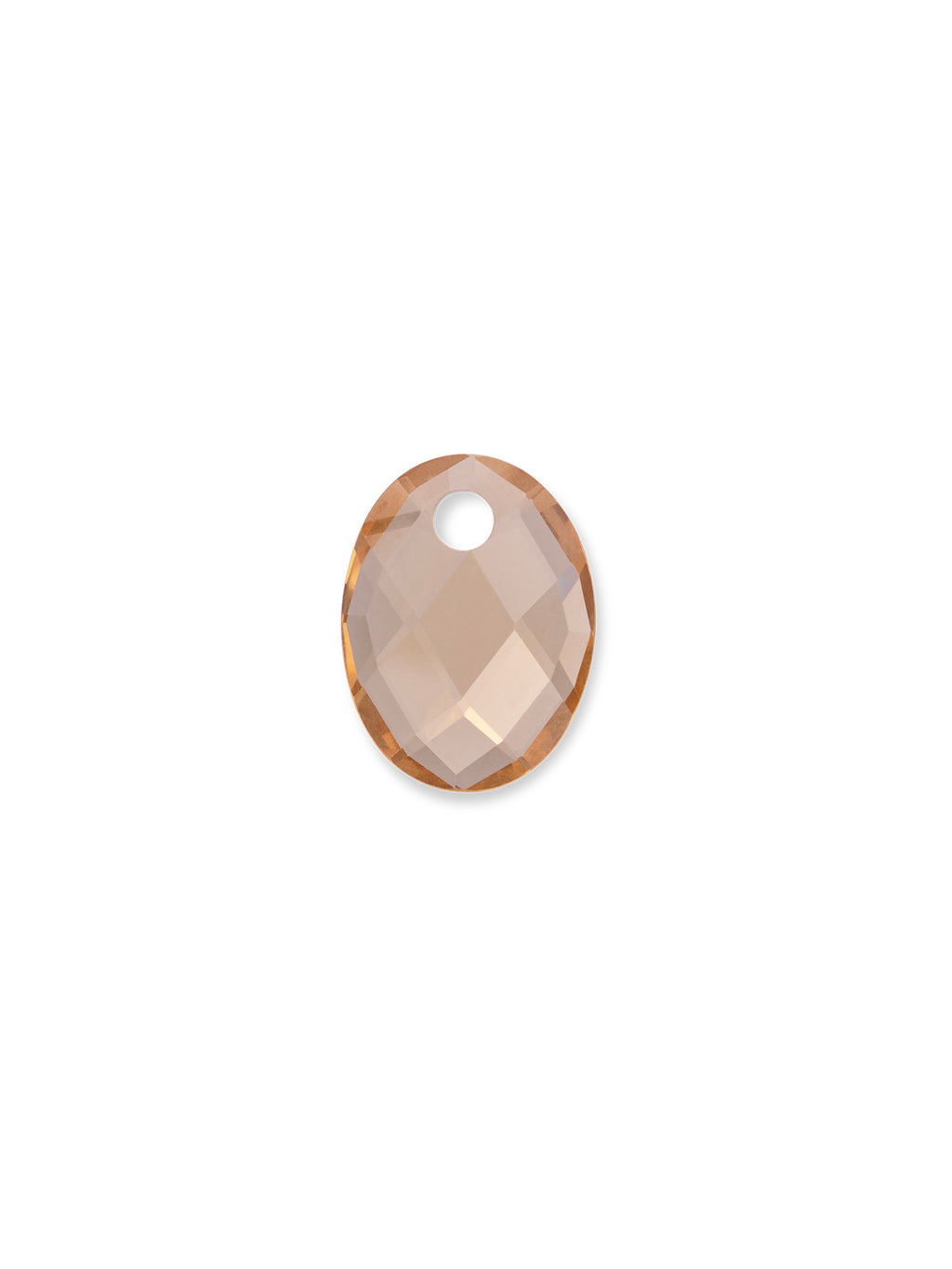 Pendant Edelsteen Medium Oval Light Citrine Quartz