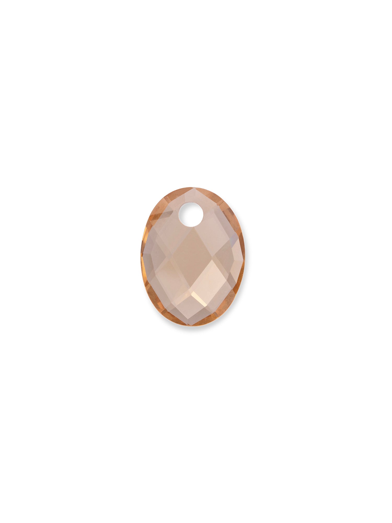 Pendant Edelsteen Medium Oval Light Citrine Quartz