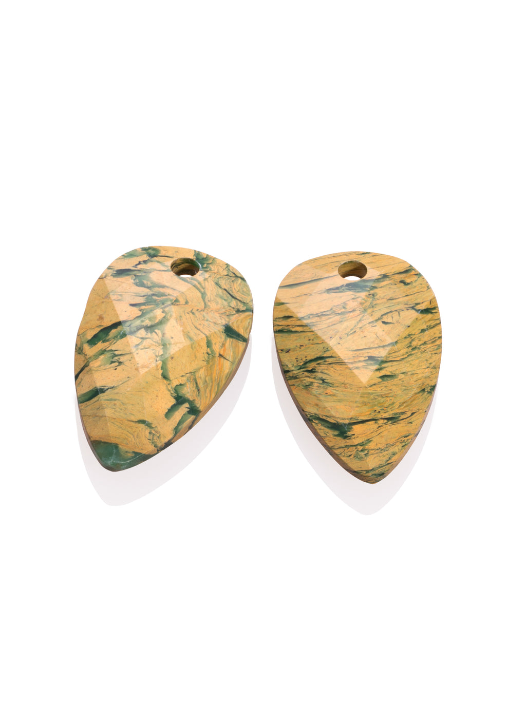 Oorbel Edelstenen Hidden Gem Blossom Ya'an Green Jade