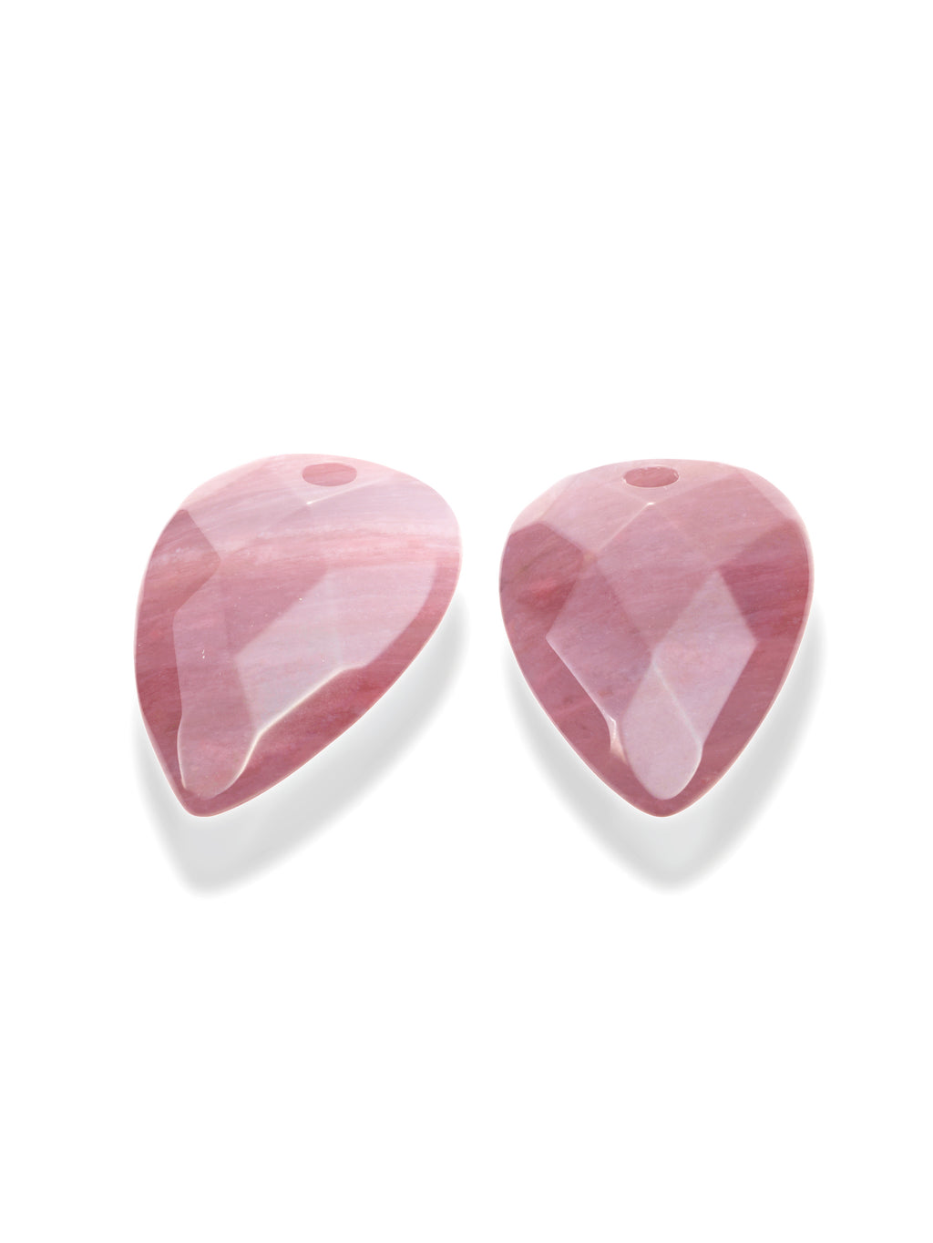 Oorbel Edelstenen Blossom Facet Pink Rhodonite