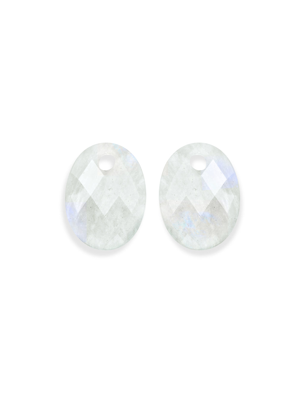 Oorbel Edelstenen Medium Oval Moonstone