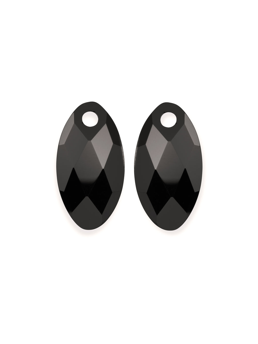 Oorbel Edelstenen Leaf Onyx