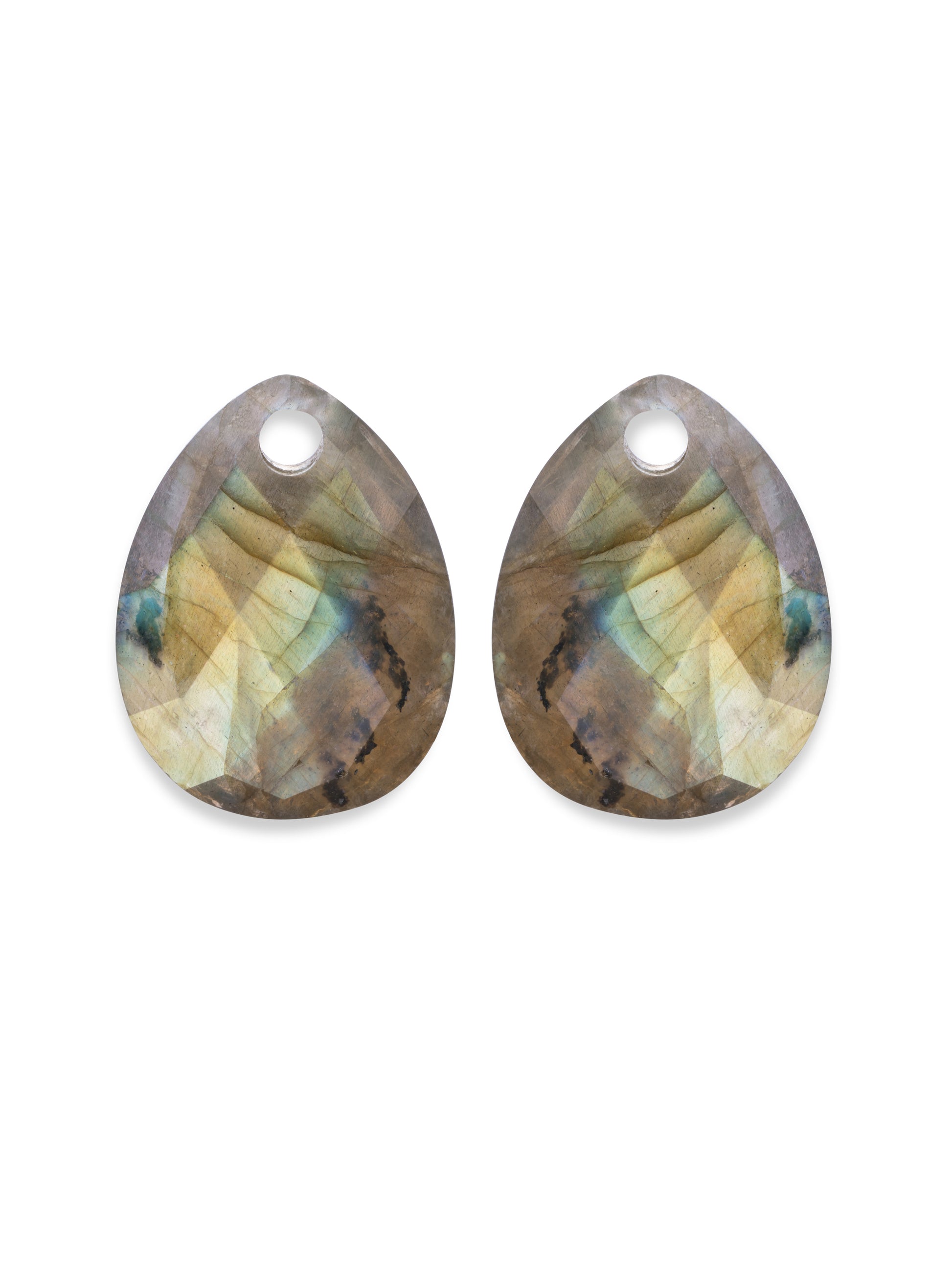 Oorbel Edelstenen Afterglow Labradorite