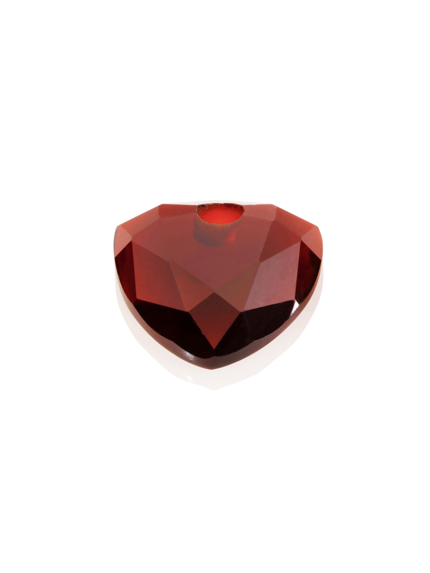 Pendant Edelsteen Trillion Cut Ruby Quartz