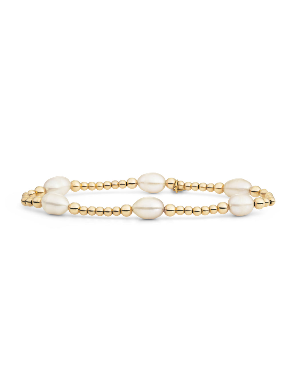 Reverse Bold Mix Armband Pearl